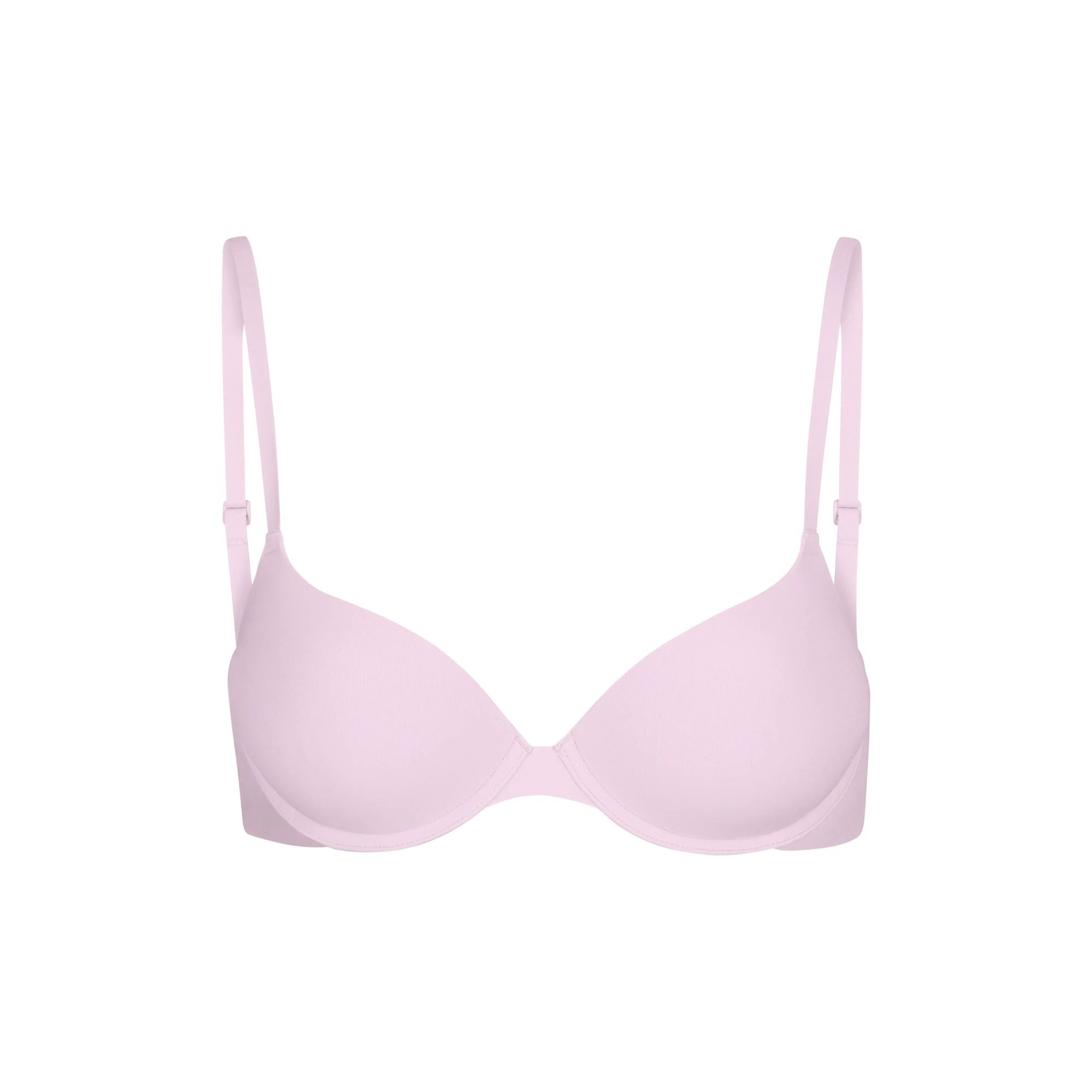 FITS EVERYBODY PUSH-UP BRA LAYS FLAT ON A WHITE BACKGROUND