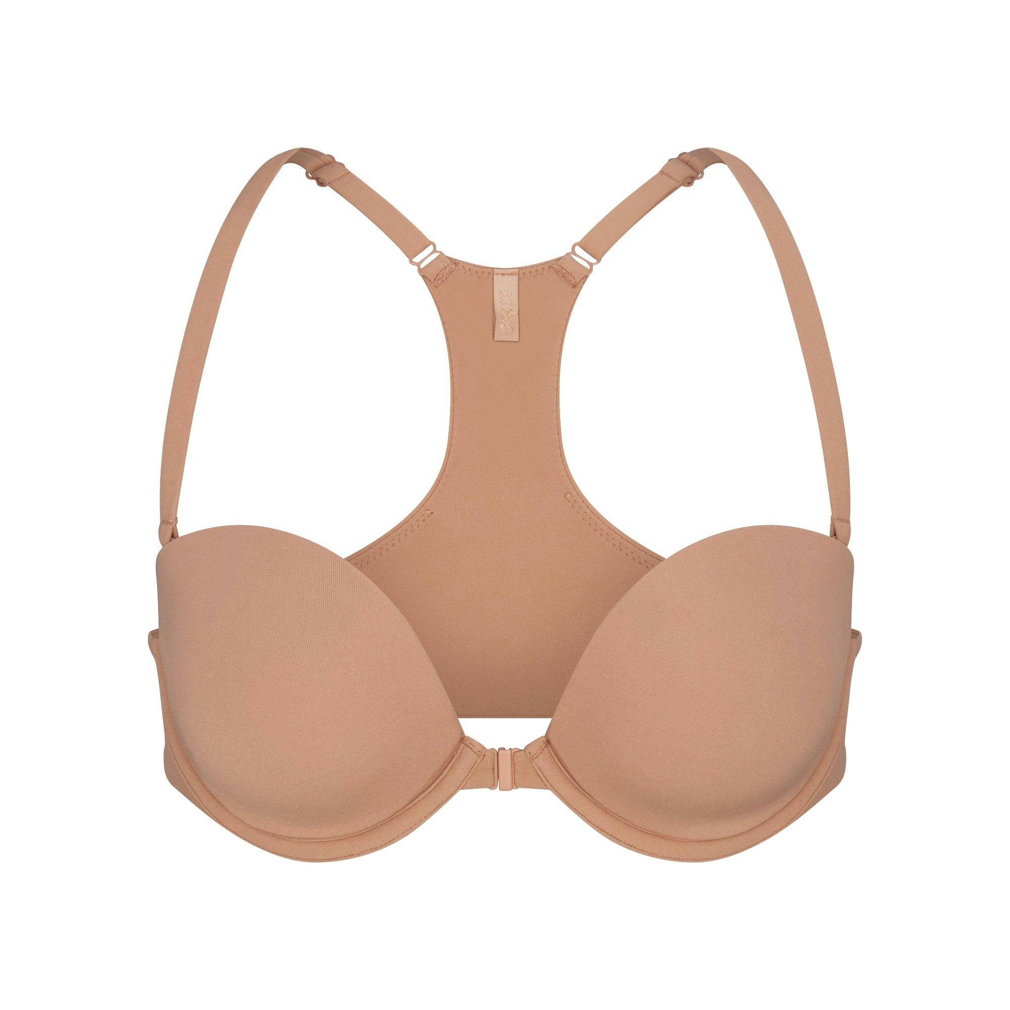 FITS EVERYBODY RACERBACK DEMI BRA | SIENNA FLAT ON A WHITE BACKGROUND | FLT