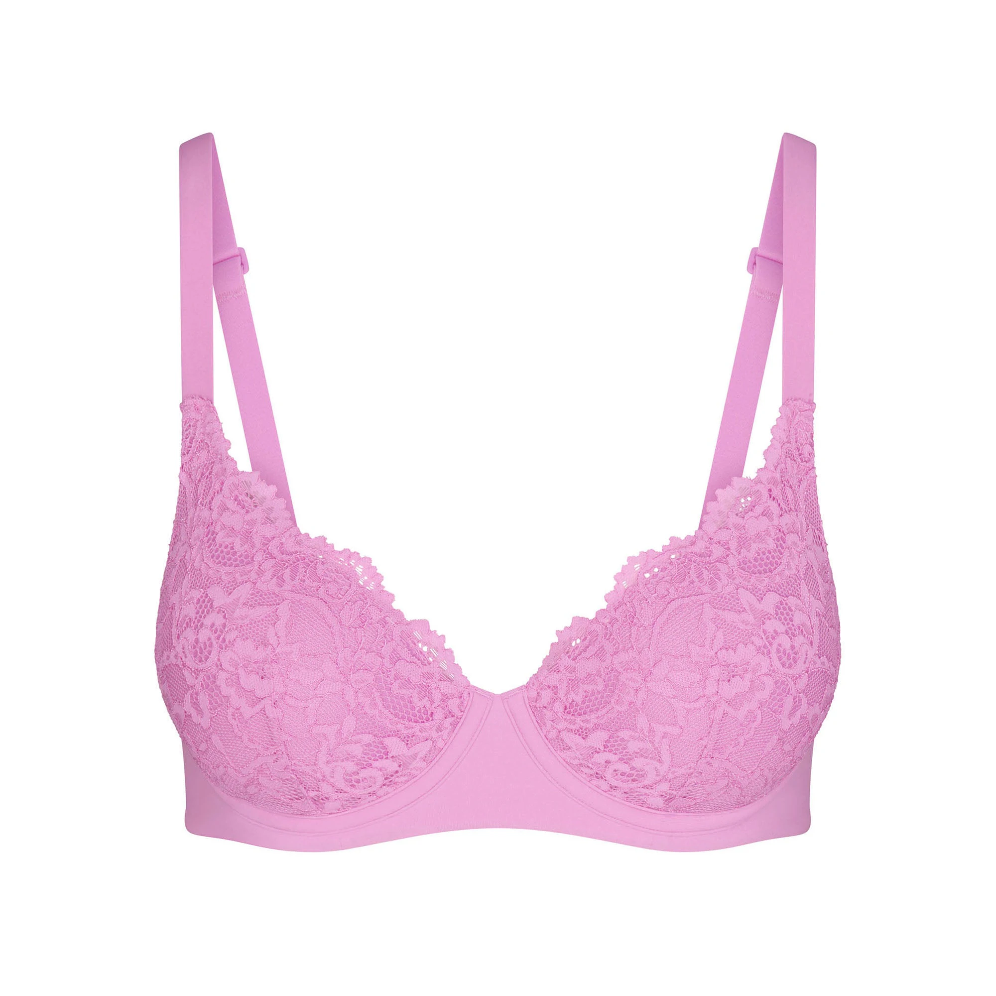 FITS EVERYBODY LACE FULL COVERAGE BRA | PETAL(FULL COVERAGE BRAS, BRAS) FLAT ON A WHITE BACKGROUND | FLT