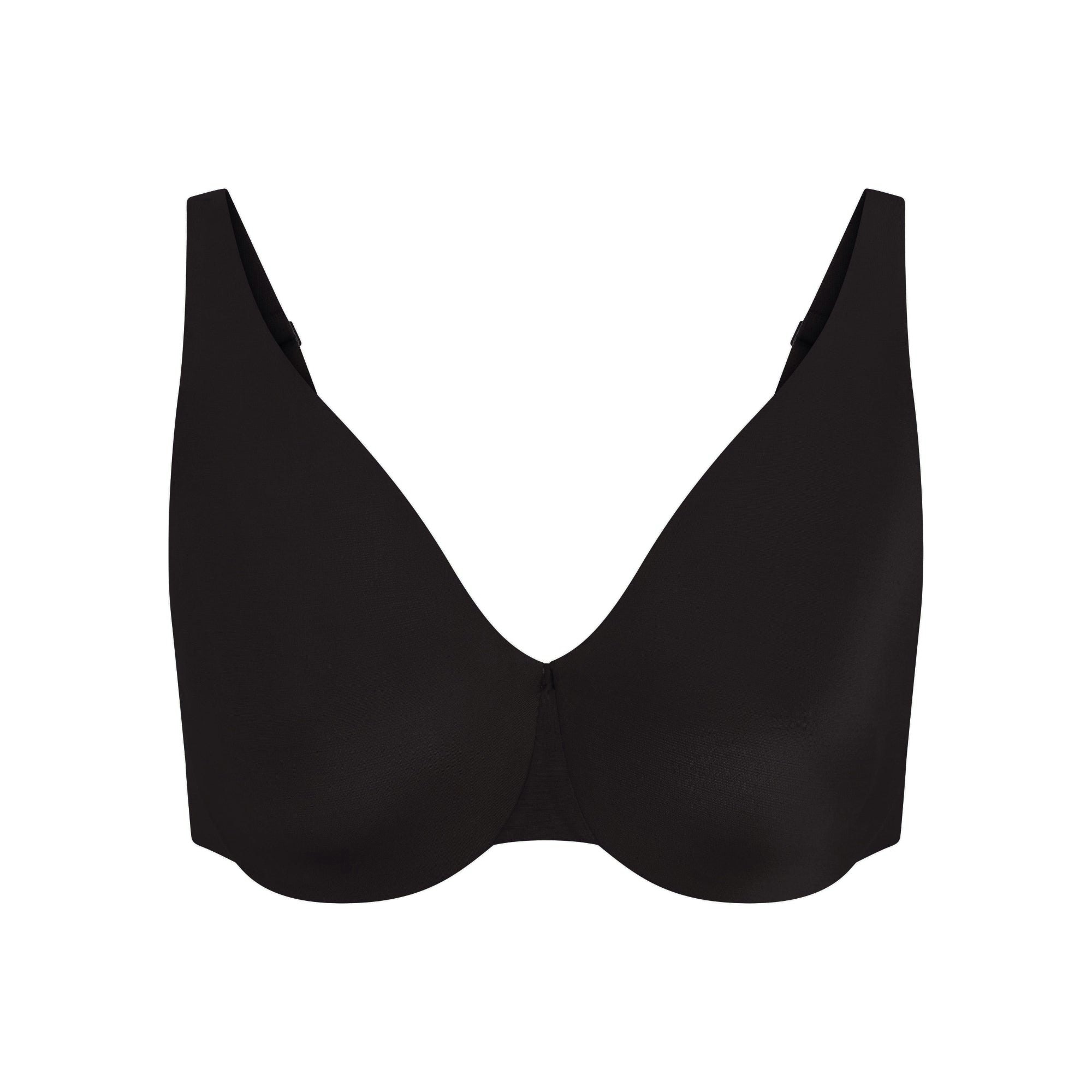 SMOOTHING INTIMATES UNLINED MINIMIZER BRA | ONYX FLAT ON A WHITE BACKGROUND | FOCUS: 0.0, 1.0, 0.9