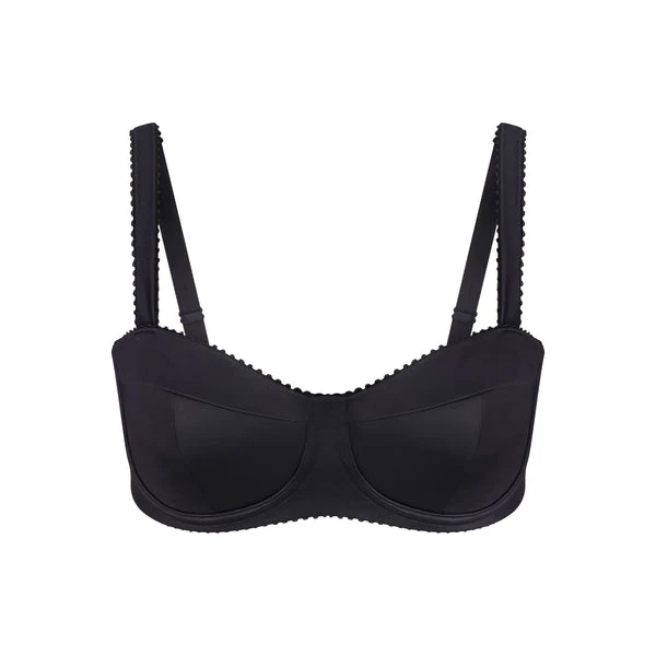 NikeSKIMS SATIN SHINE paneled picot bra by SKIMS