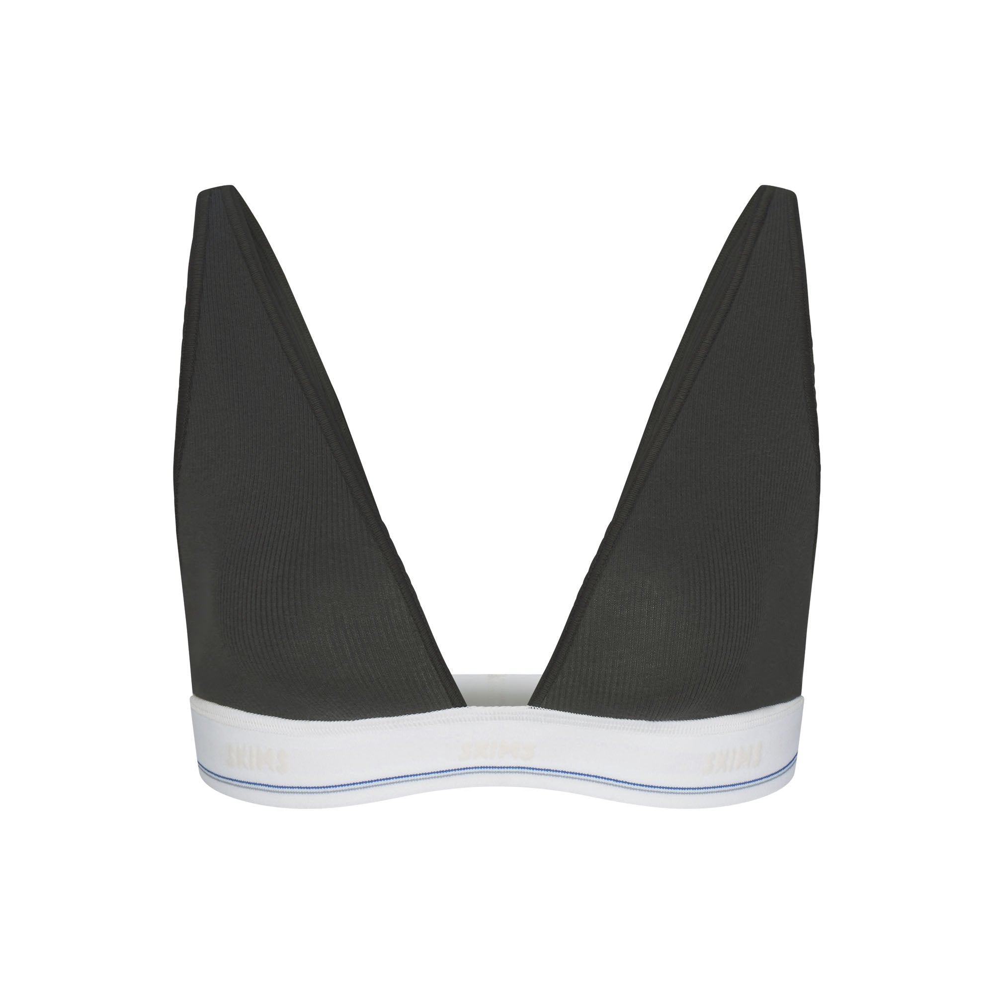 【関税込み】SKIMS ブラック コットン Plunge ブラレット SKIMS | Cotton Plunge Bralette | SOOT | Women | Lane Crawford