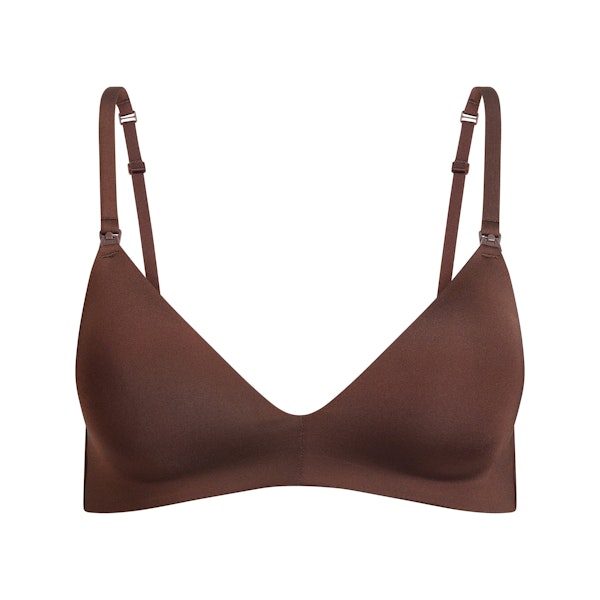 WIRELESS FORM MATERNITY NURSING BRA | COCOA FLAT ON A WHITE BACKGROUND | FLT