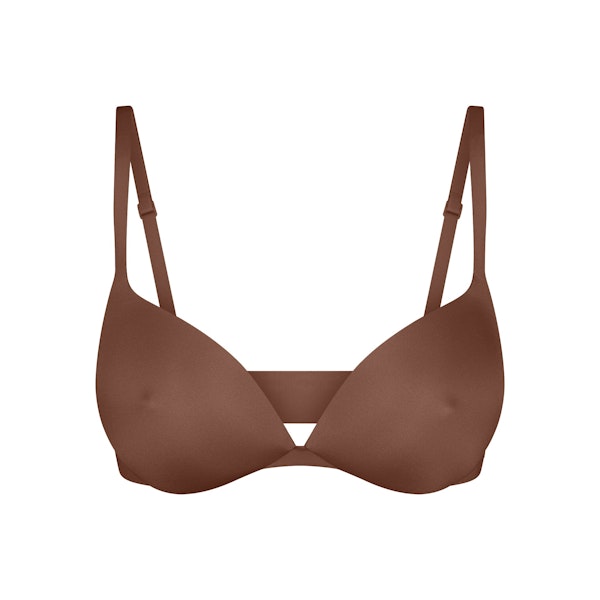 SKIMS ULTIMATE NIPPLE WIRELESS PUSH-UP BRA | JASPER FLAT ON A WHITE BACKGROUND | FLT