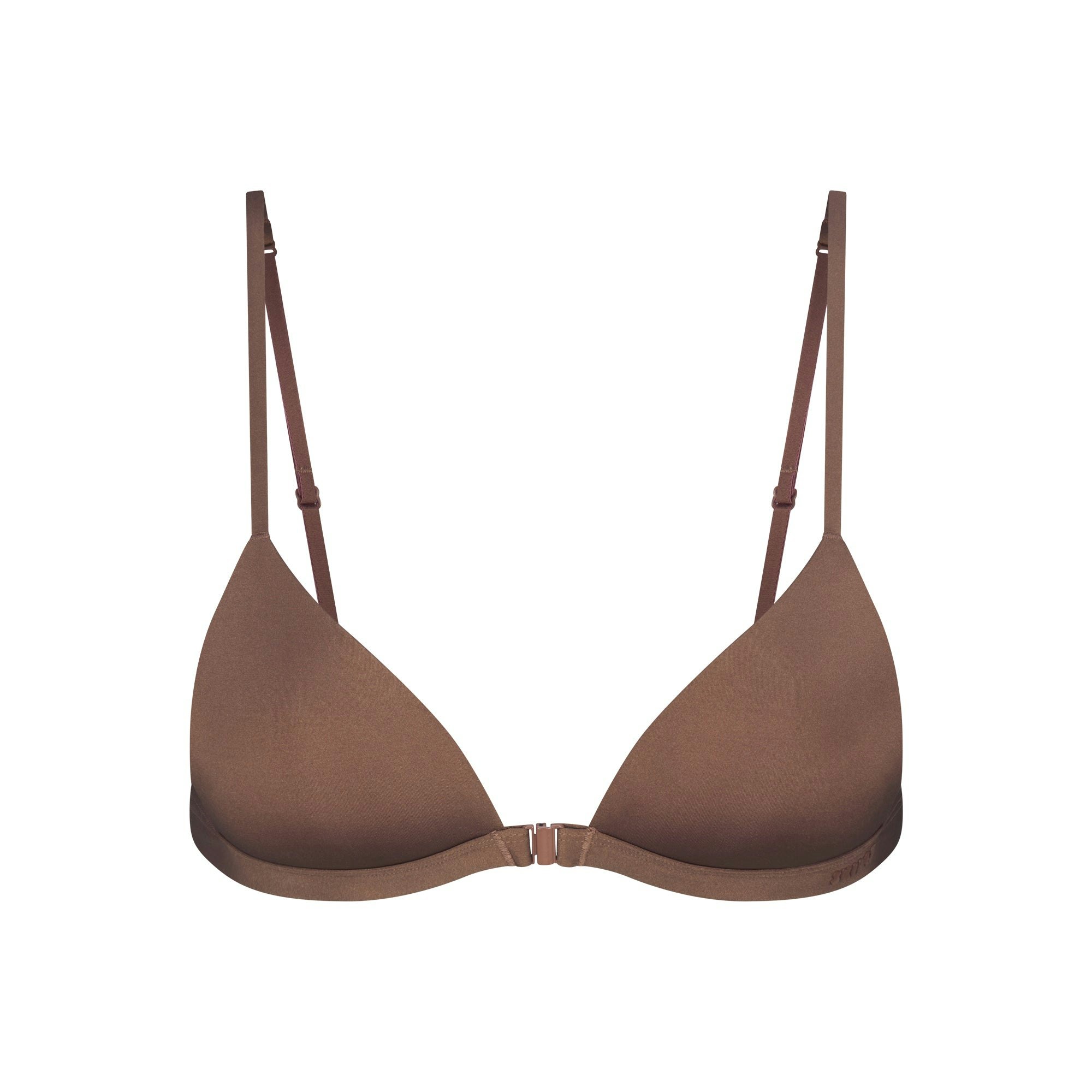 WIRELESS FORM TRIANGLE FRONT CLOSE SUPER PUSH-UP BRA | JASPER FLAT ON A WHITE BACKGROUND | FLT