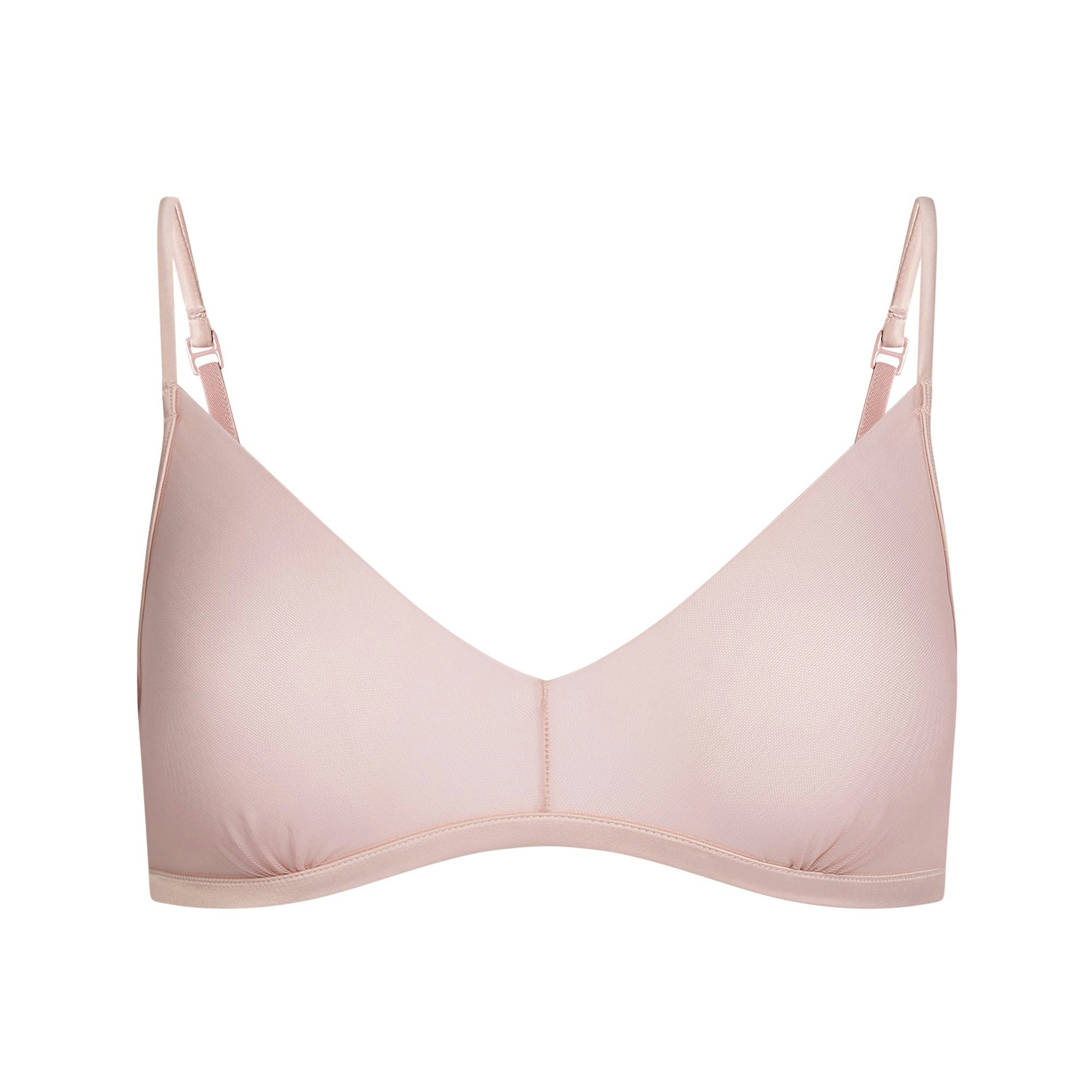 INVISIBLE TRIANGLE BRALETTE | MORGANITE FLAT ON A WHITE BACKGROUND | FLT