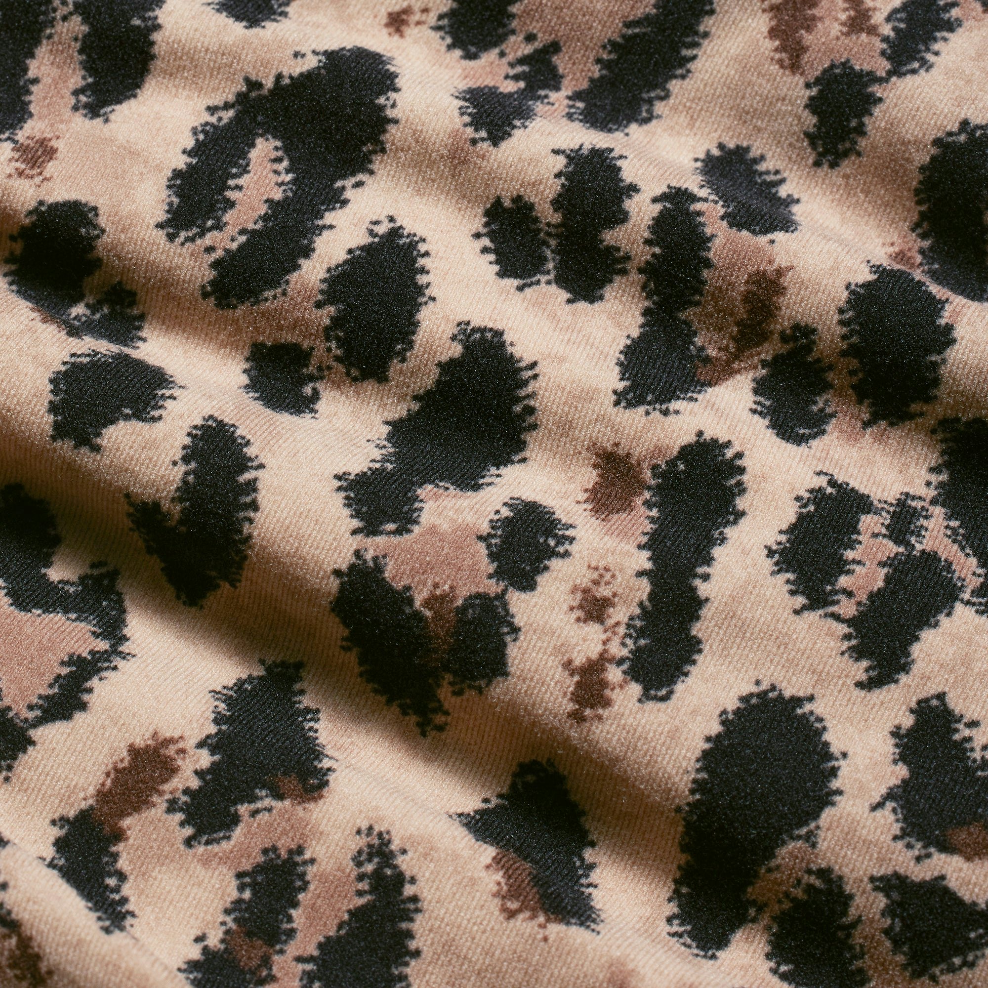 FITS EVERYBODY MICRO SCOOP BRALETTE | SIENNA JAGUAR PRINT ADDITIONAL FABRIC DETAILS @ | about this fabric