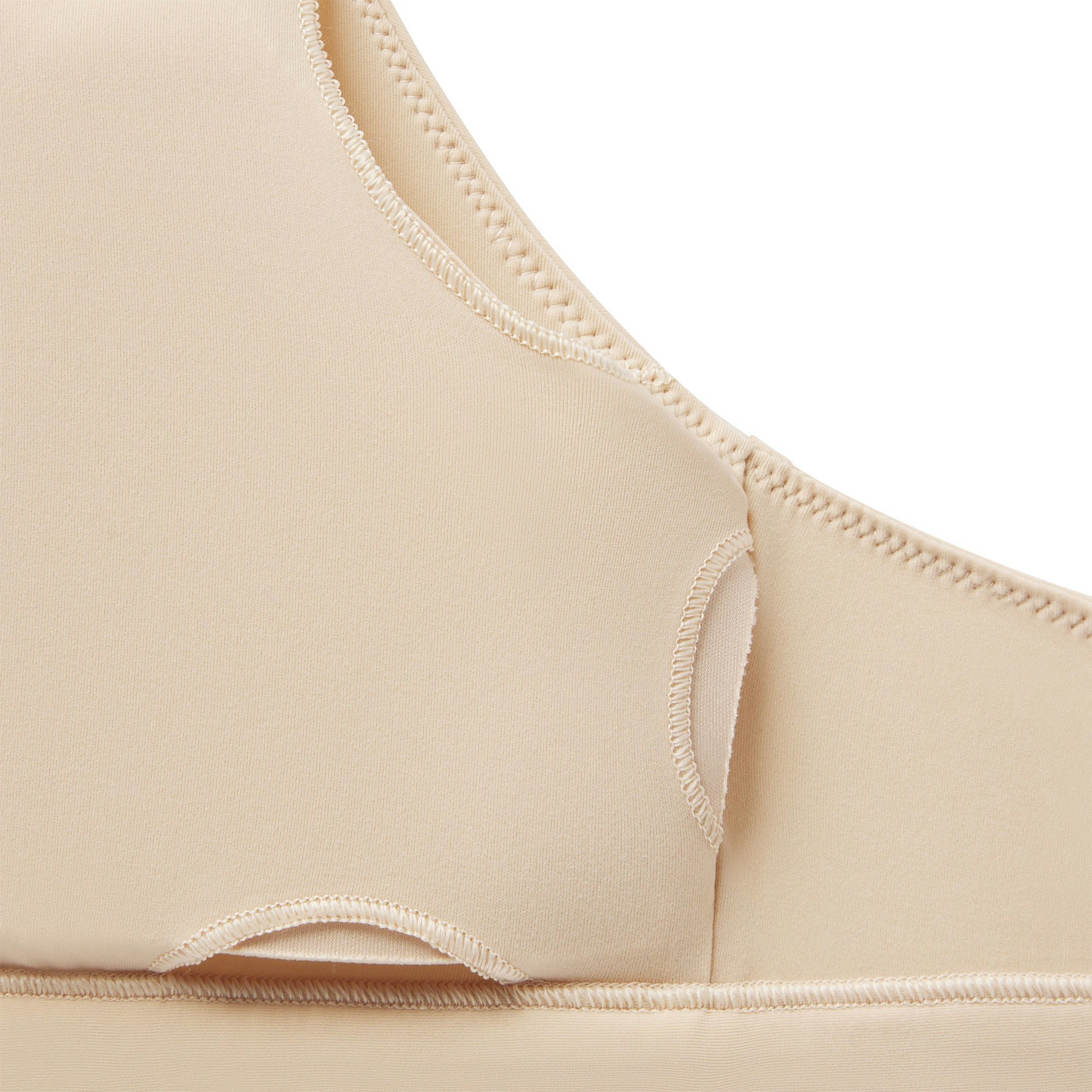 FITS EVERYBODY MASTECTOMY SCOOP BRALETTE | SAND ADDITIONAL FABRIC DETAILS | about this fabric