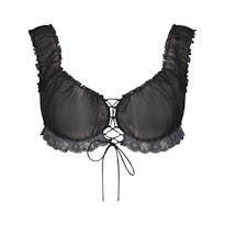 SKIMS ROMANCE LACE CROP TOP