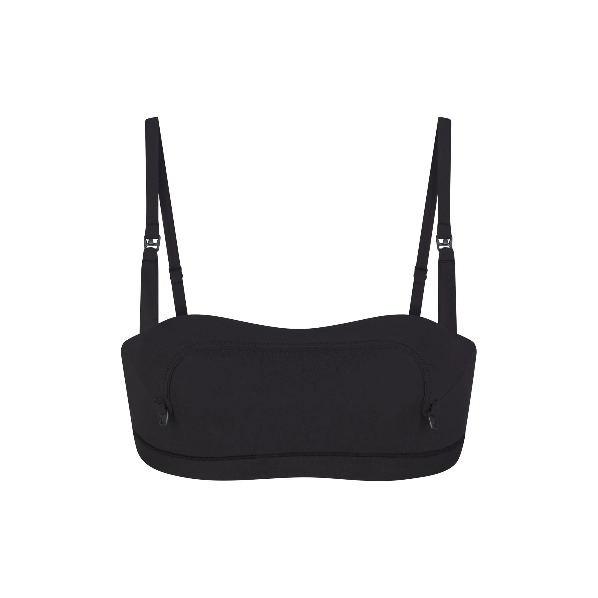 FITS EVERYBODY MATERNITY NURSING SCOOP BRALETTE FLAT ON A WHITE BACKGROUND | FOCUS: 0.0, 1.0, 0.9