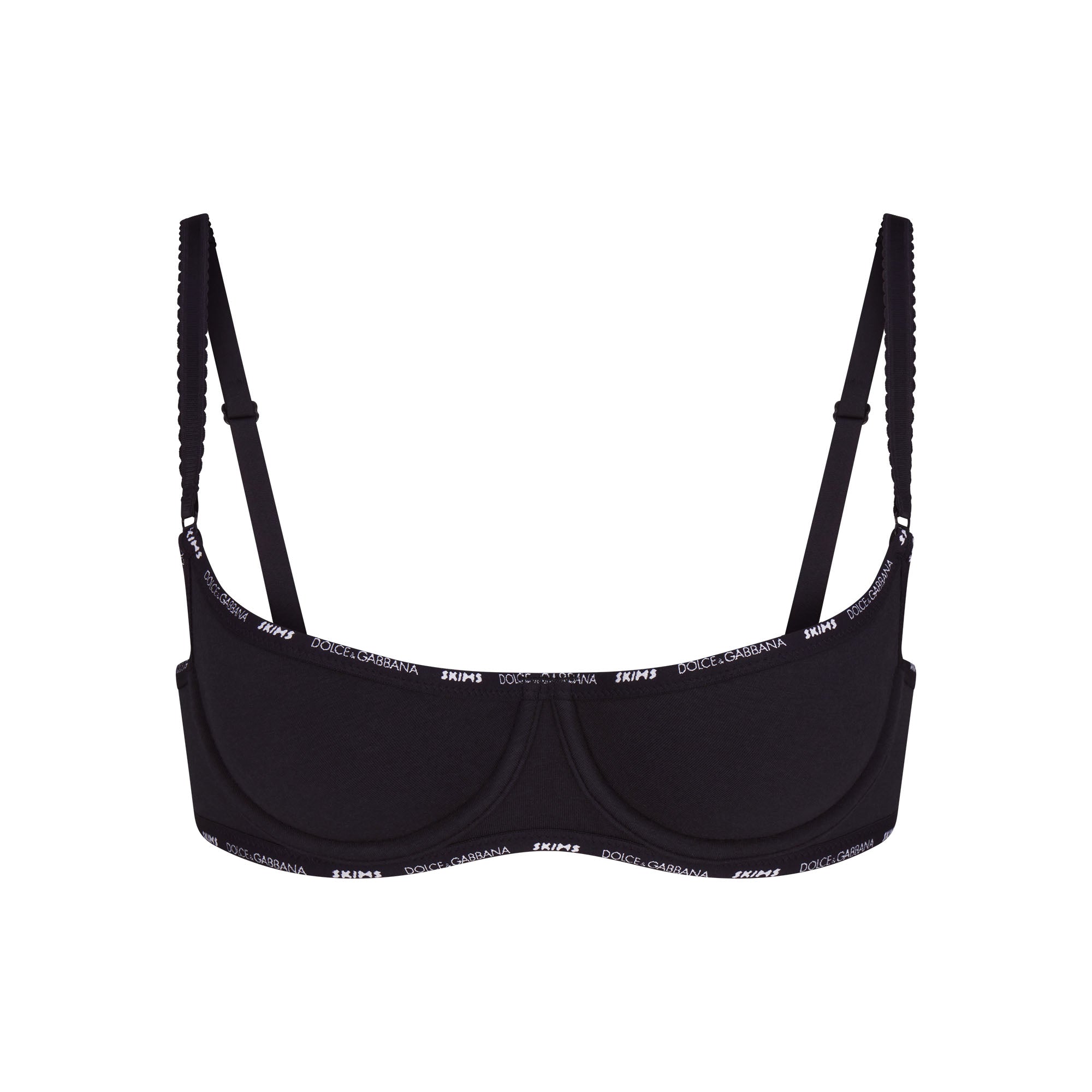 DOLCE&GABBANA X SKIMS COTTON JERSEY UNLINED BALCONETTE BRA