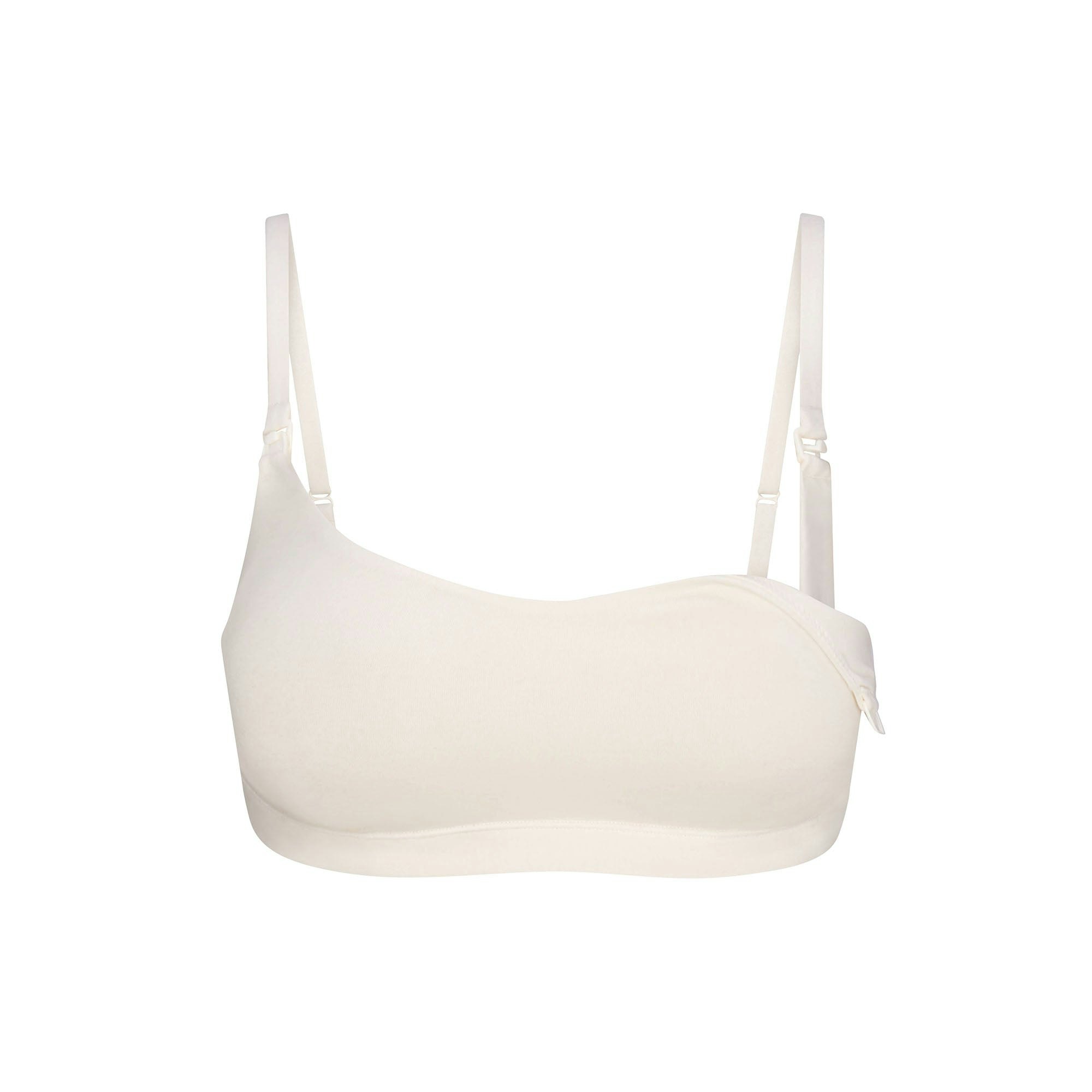 COTTON JERSEY MATERNITY NURSING SCOOP BRALETTE | MARBLE FLAT ON A WHITE BACKGROUND | FLT