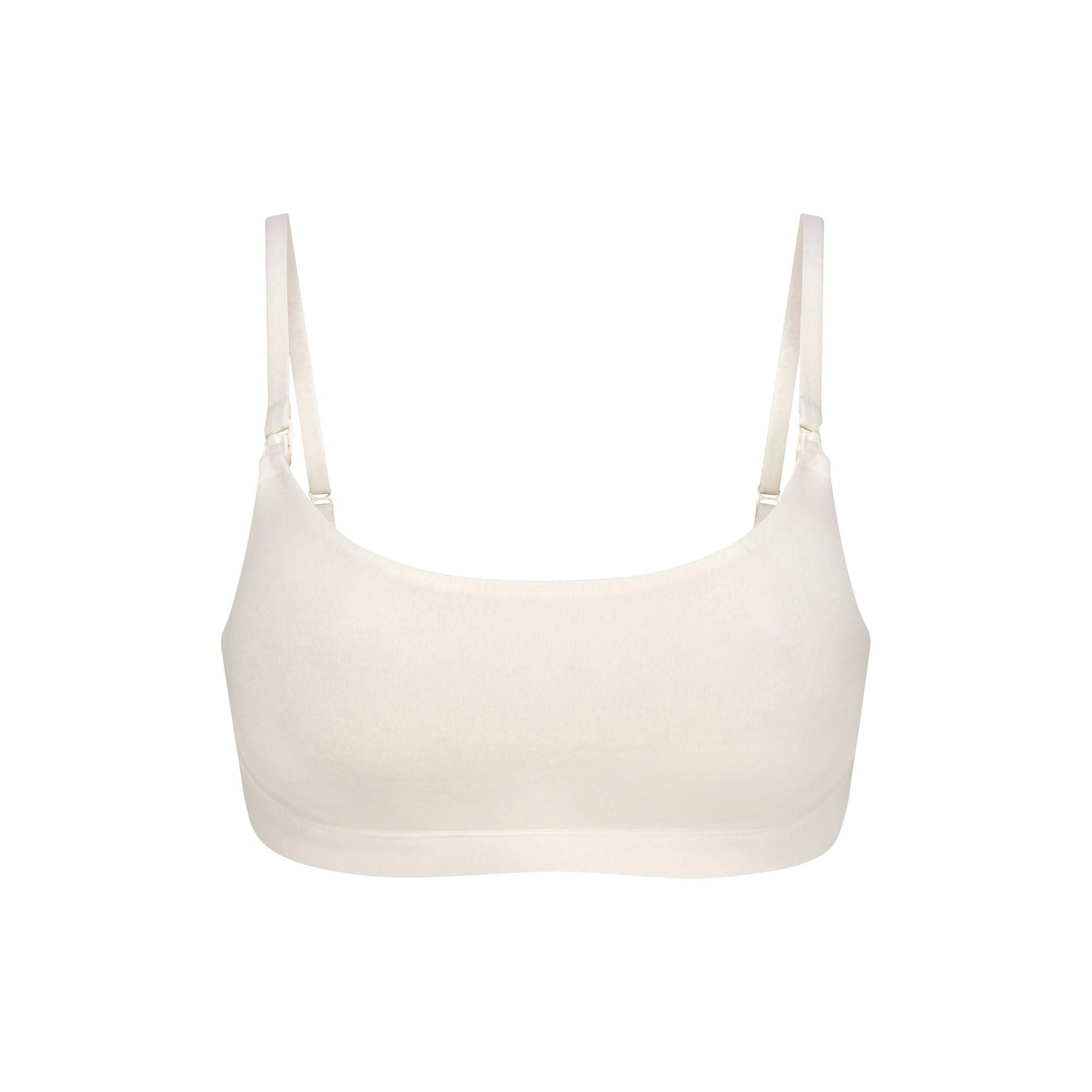 COTTON JERSEY MATERNITY NURSING SCOOP BRALETTE | MARBLE FLAT ON A WHITE BACKGROUND | FLT