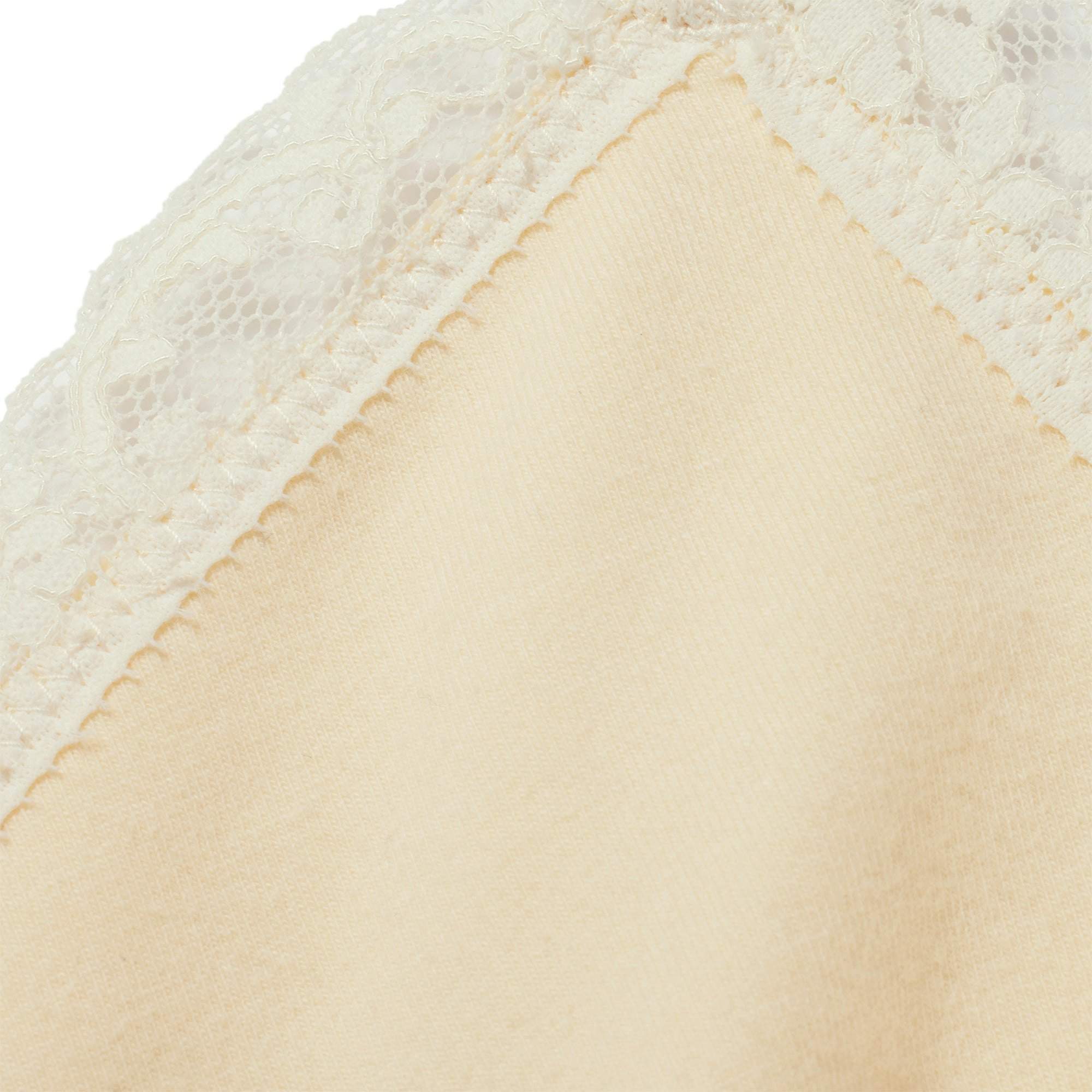 COTTON JERSEY LACE SKIMPY SCOOP BRALETTE | BUTTER ADDITIONAL FABRIC DETAILS