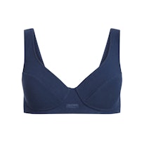 COTTON JERSEY PLUNGE BRALETTE