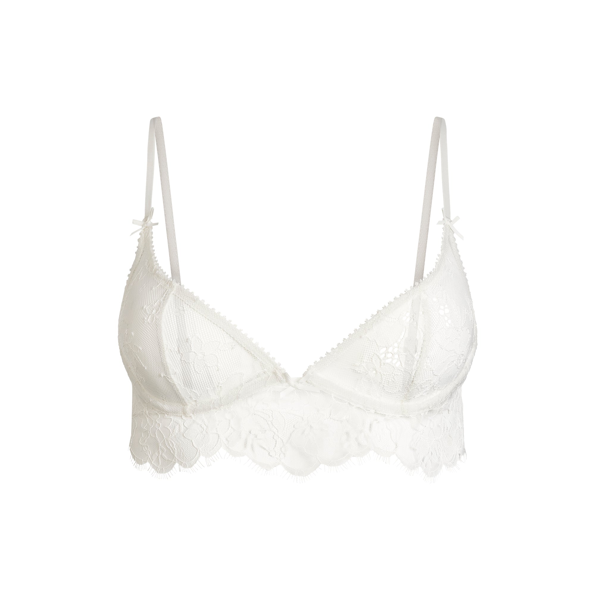 下着・アンダーウェア SKIMS Ultra Fine Mesh Picot Demi Bra 34C ULTRA FINE MESH PICOT BIKINI | DAFFODIL CAMO