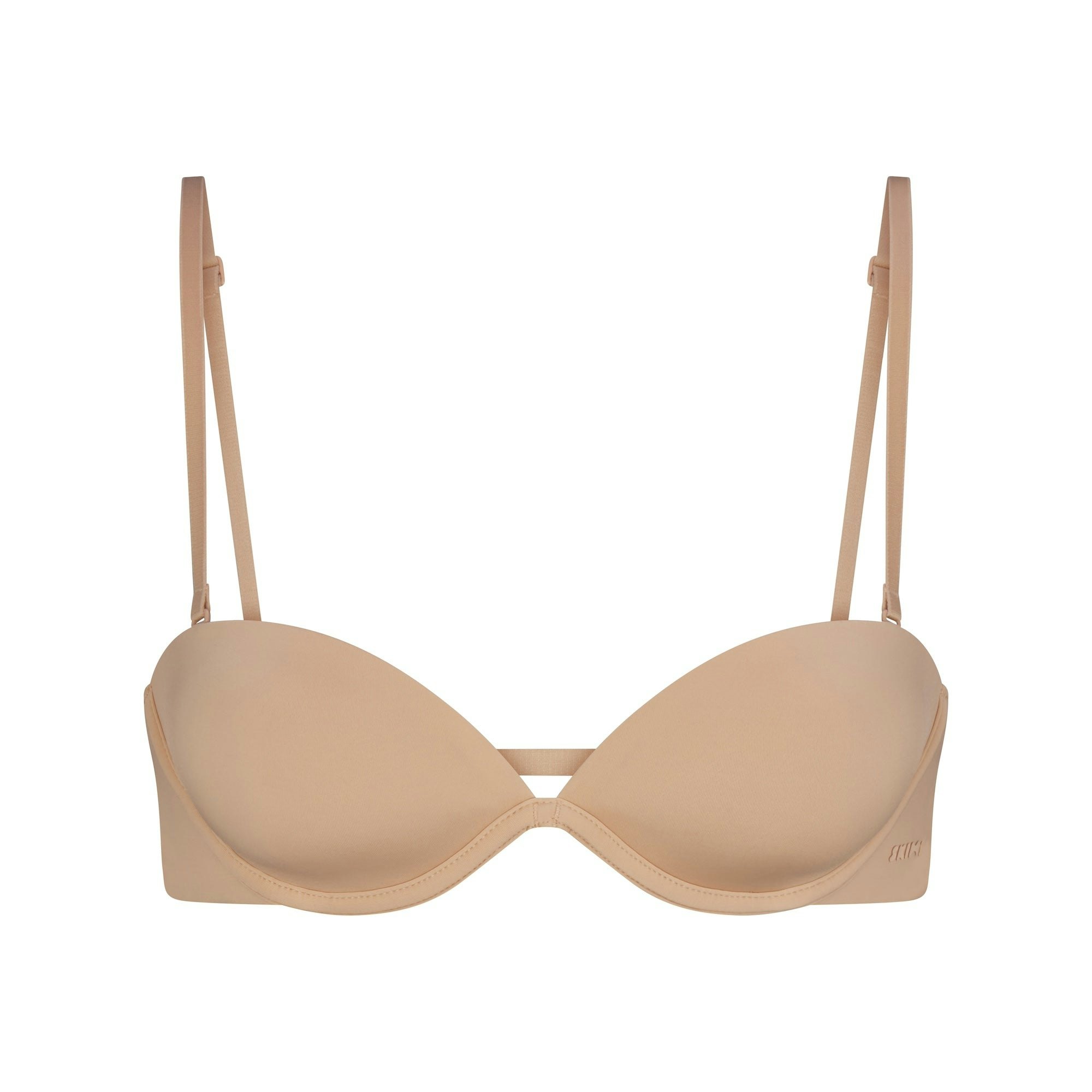MULTI-WAY BRA | CLAY (PLUNGE BRAS) FLAT ON A WHITE BACKGROUND | FLT