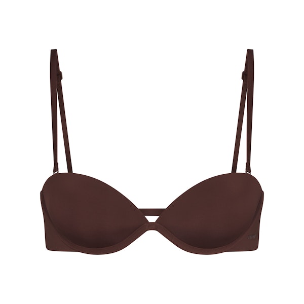 MULTI-WAY BRA | COCOA (PLUNGE BRAS) FLAT ON A WHITE BACKGROUND | FLT