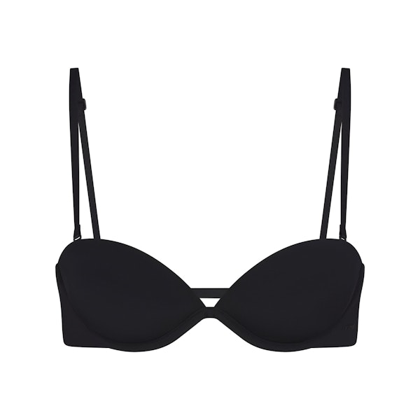 MULTI-WAY BRA | ONYX (PLUNGE BRAS) FLAT ON A WHITE BACKGROUND | FLT