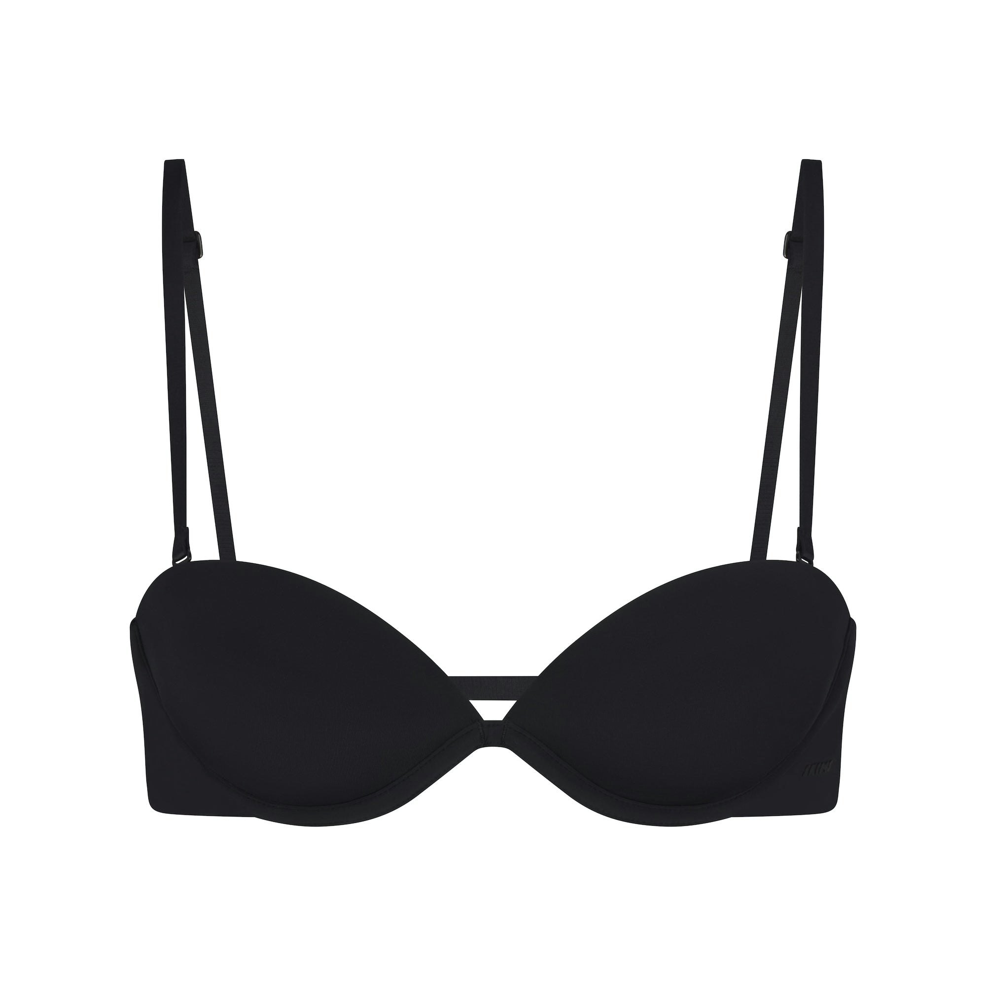 MULTI-WAY BRA | ONYX (PLUNGE BRAS) FLAT ON A WHITE BACKGROUND | FLT
