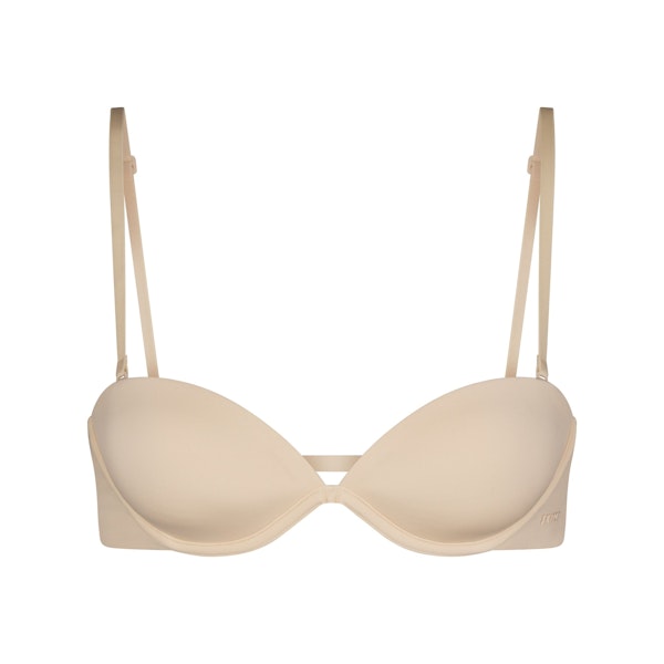 MULTI-WAY BRA | SAND (PLUNGE BRAS) FLAT ON A WHITE BACKGROUND | FLT