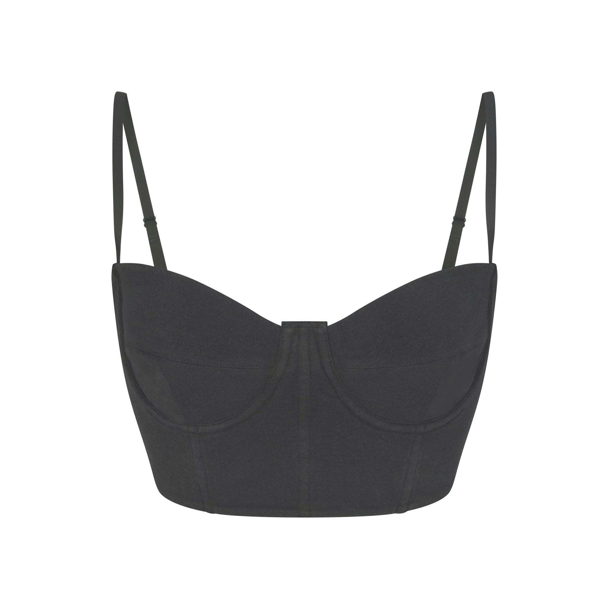 OUTDOOR BUSTIER | ASH (BUSTIERS, TOPS) LAYS FLAT ON A WHITE BACKGROUND | FLT