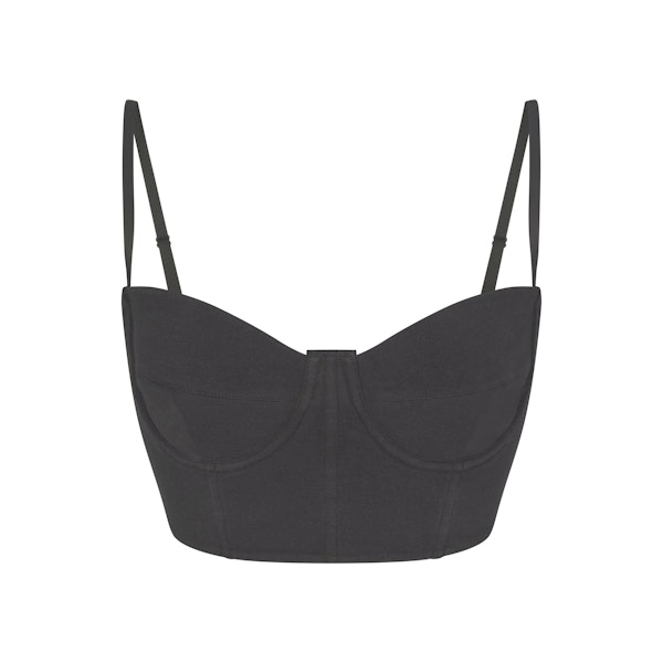 OUTDOOR BUSTIER | ASH (BUSTIERS, TOPS) LAYS FLAT ON A WHITE BACKGROUND | FLT