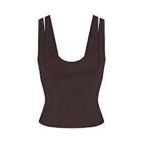 NikeSKIMS MATTE DOUBLE STRAP SCOOP TANK