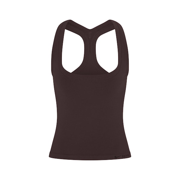 NikeSKIMS VINTAGE SEAMLESS RACER BACK TANK | PHOENIX FLAT ON A WHITE BACKGROUND | FLT