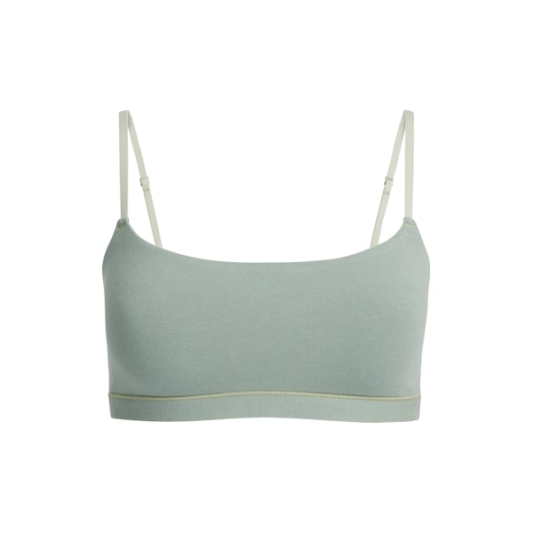 COTTON JERSEY SCOOP BRALETTE | MINERAL FLAT ON A WHITE BACKGROUND | FLT