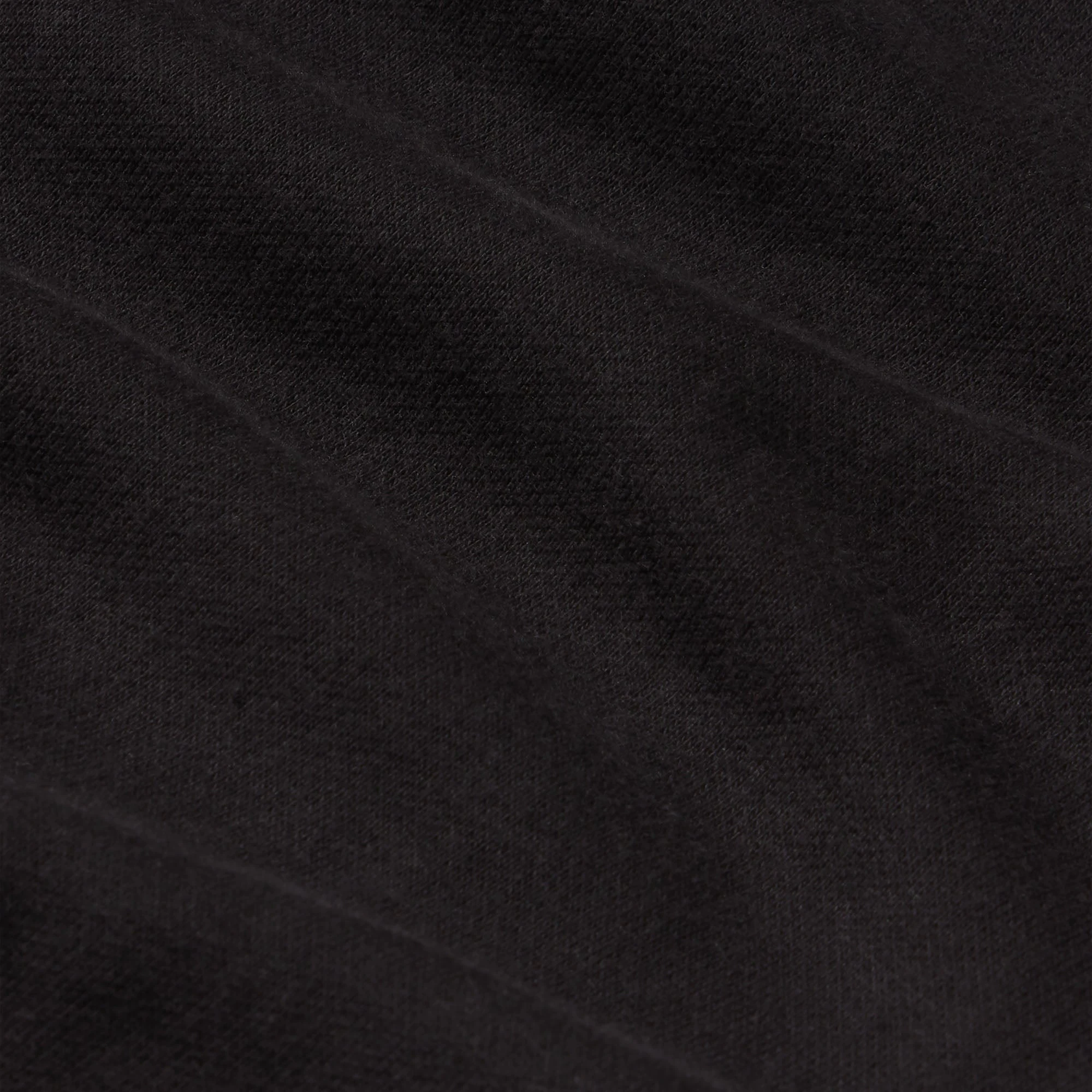 COTTON FLEECE OVERSIZED STRAIGHT LEG PANT | ONYX & LAYS FLAT ON A WHITE BACKGROUND | FLT