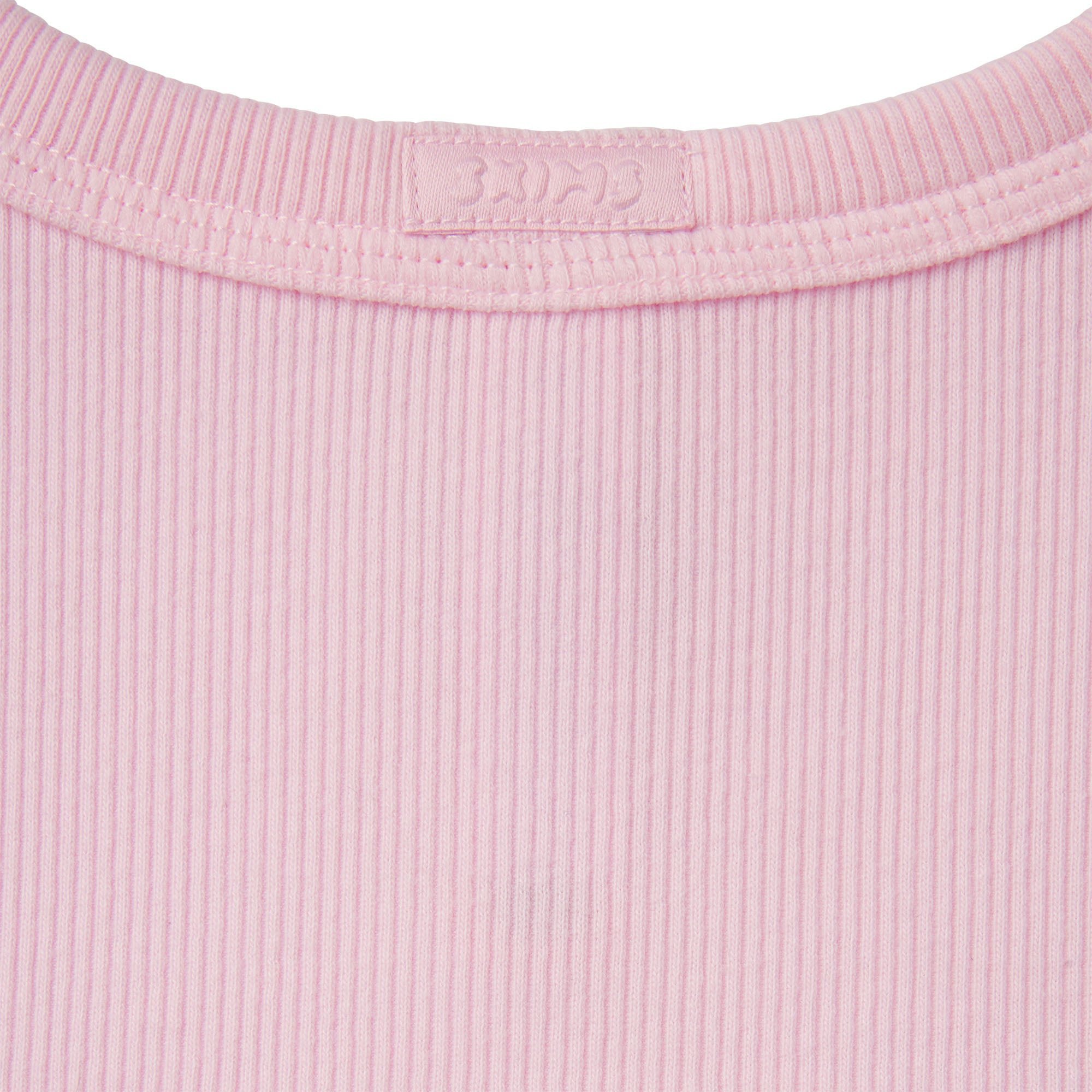 COTTON RIB T-SHIRT | CHERRY BLOSSOMADDITIONAL FABRIC DETAILS