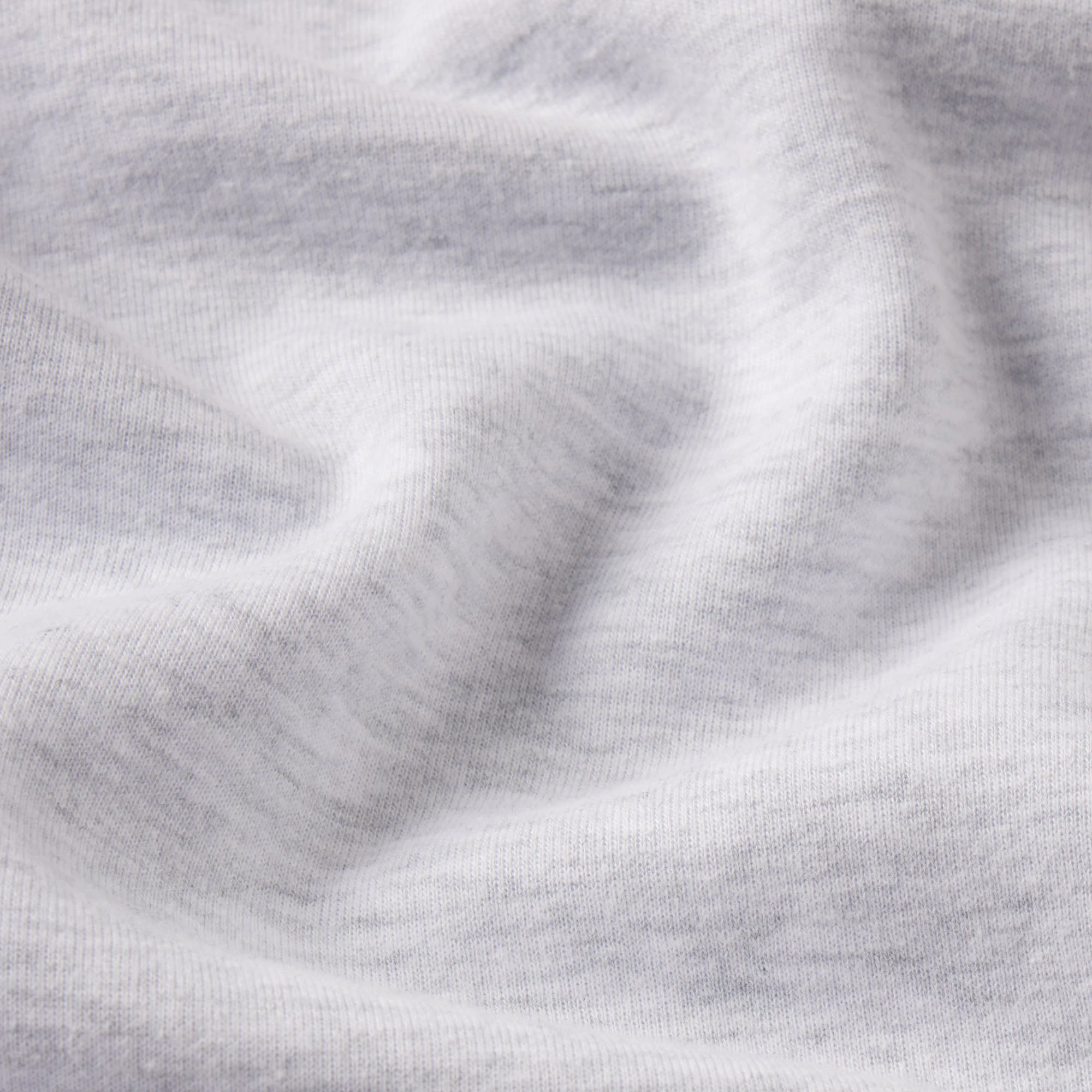 COTTON FLEECE CLASSIC SHORT | LIGHT HEATHER GREY WITH ONYX LOGO ADDITIONAL FABRIC DETAILS