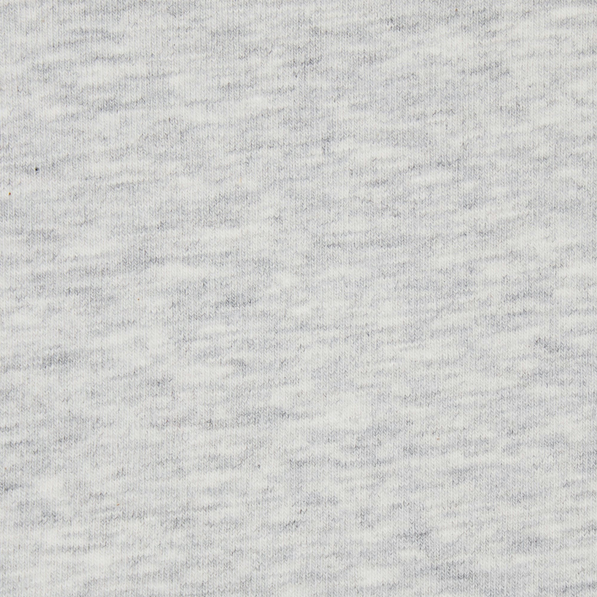 COTTON JERSEY LONG SLEEVE HENLEY BODYSUIT | LIGHT HEATHER GREY ADDITIONAL FABRIC DETAILS | about this fabric 