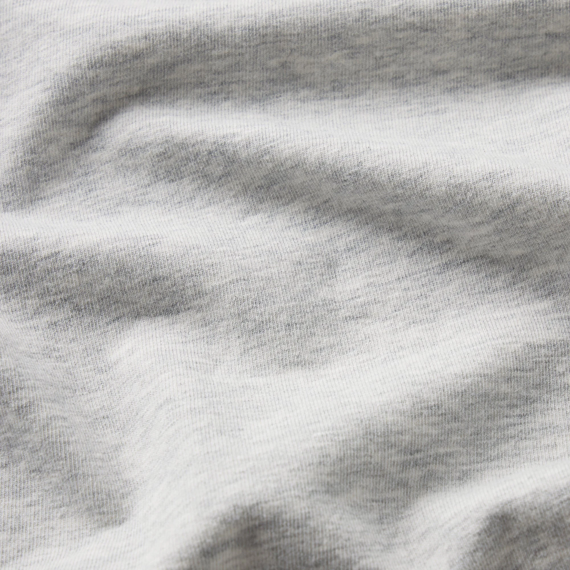 WORN IN JERSEY T-SHIRT | LIGHT HEATHER GREY ADDITIONAL FABRIC DETAILS