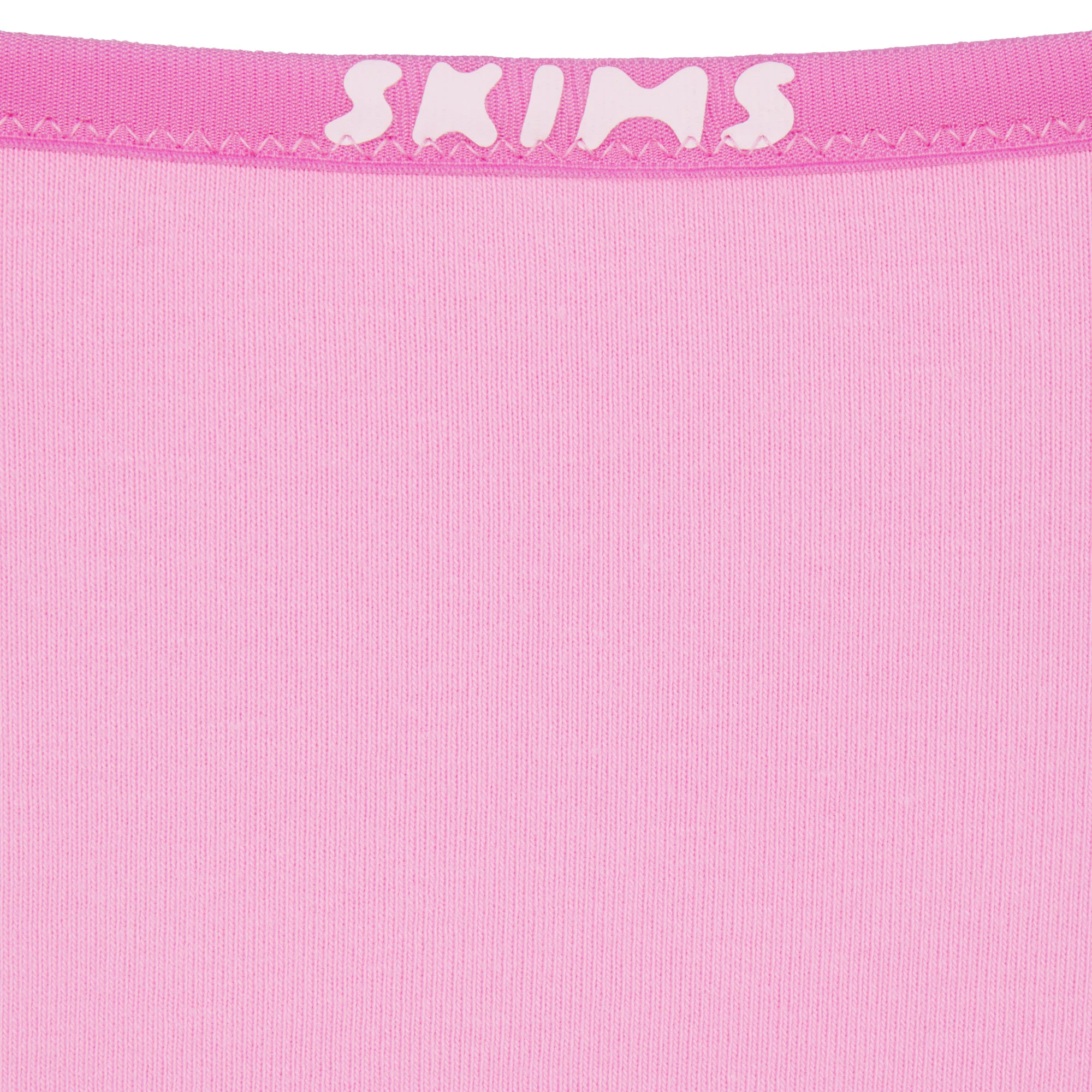 COTTON LOGO HIGH LEG BIKINI ADDITIONAL FABRIC DETAILS