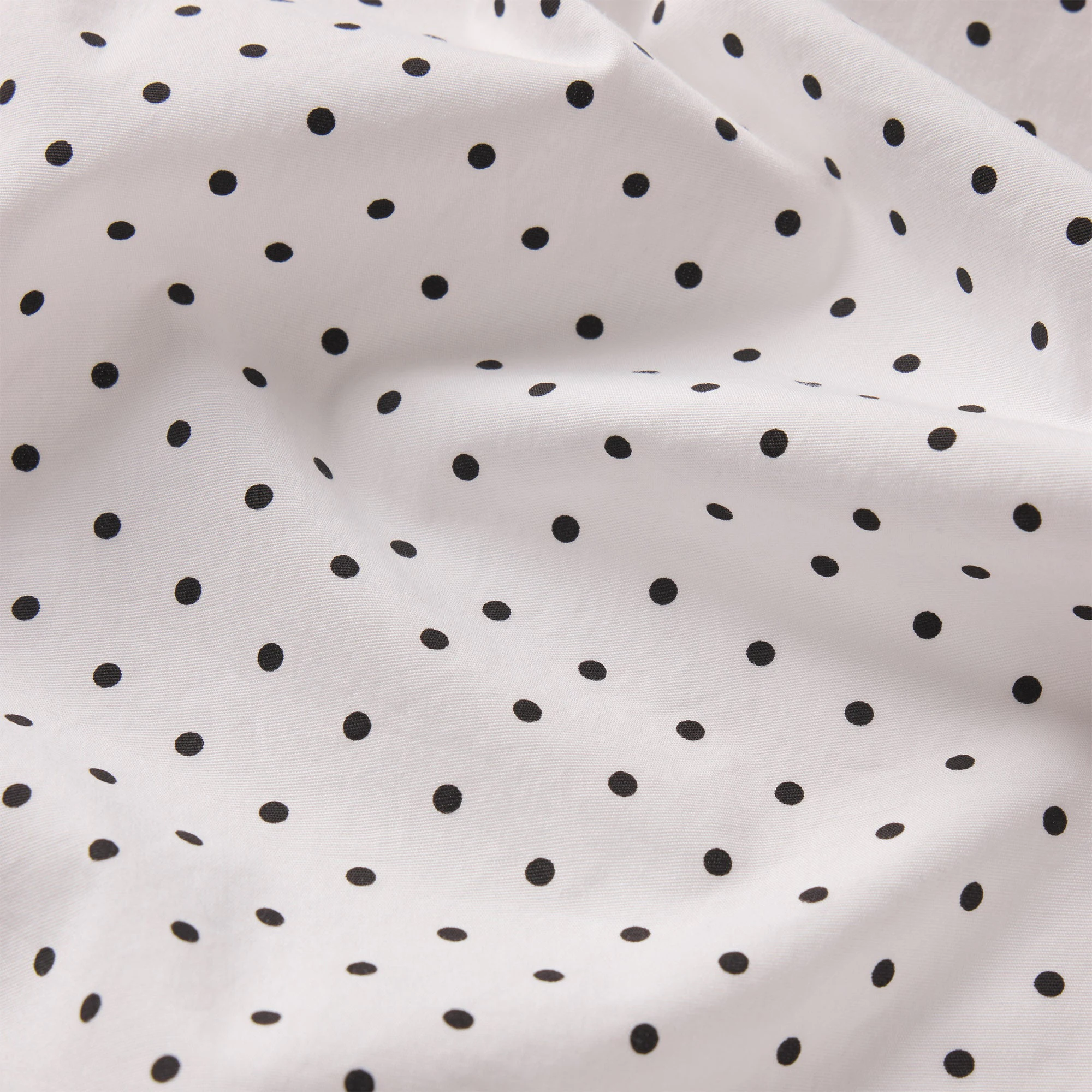 COTTON POPLIN OVERSIZED SLEEP SET | ONYX DOT PRINT ADDITIONAL FABRIC DETAILS
