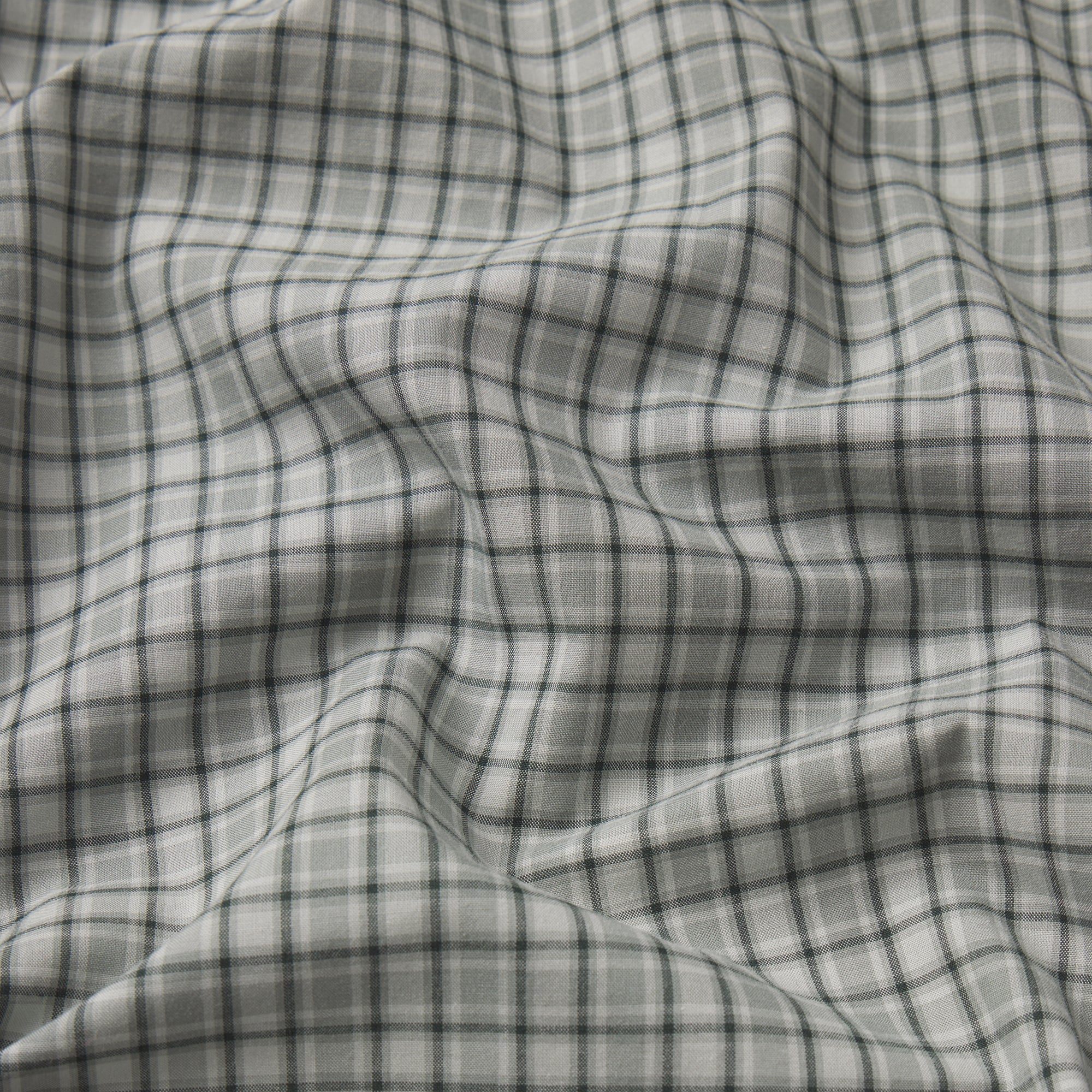 COTTON POPLIN MENS LOGO BAND BOXER | SLATE GREY CHECK | SKIMS