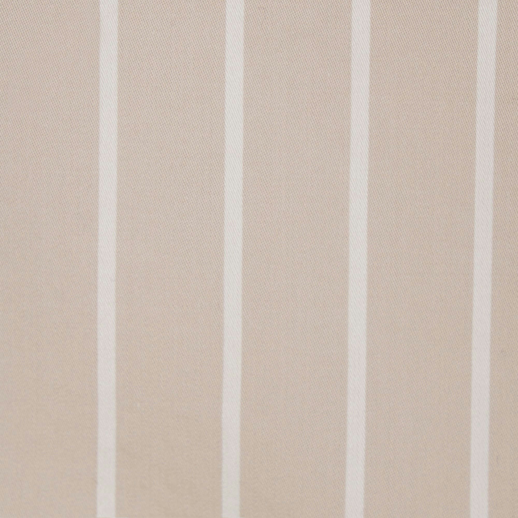 COTTON POPLIN TRIANGLE BRALETTE | STONE STRIPE ADDITIONAL FABRIC DETAILS