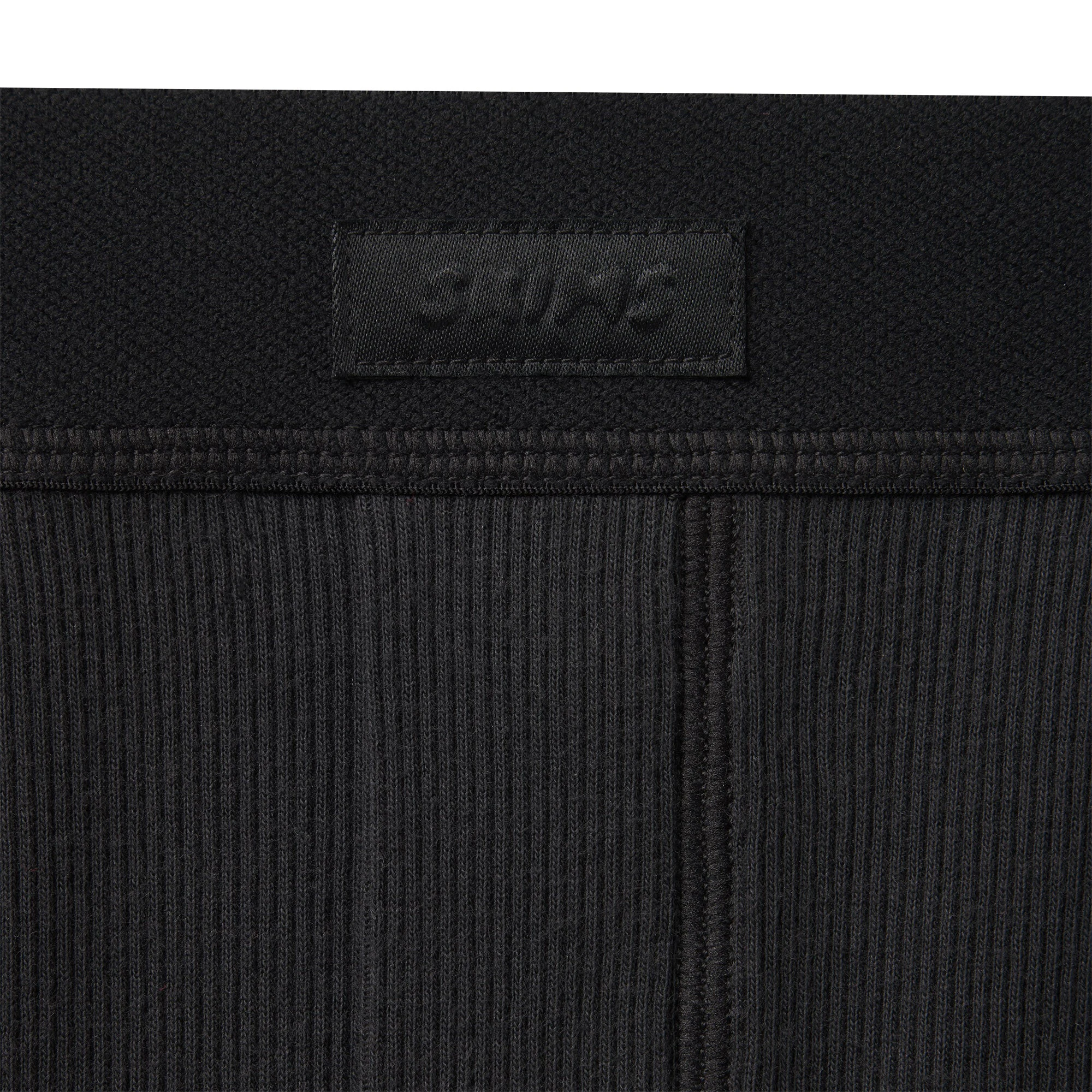 COTTON RIB LOOSE BOXER | SOOT ADDITIONAL FABRIC DETAILS