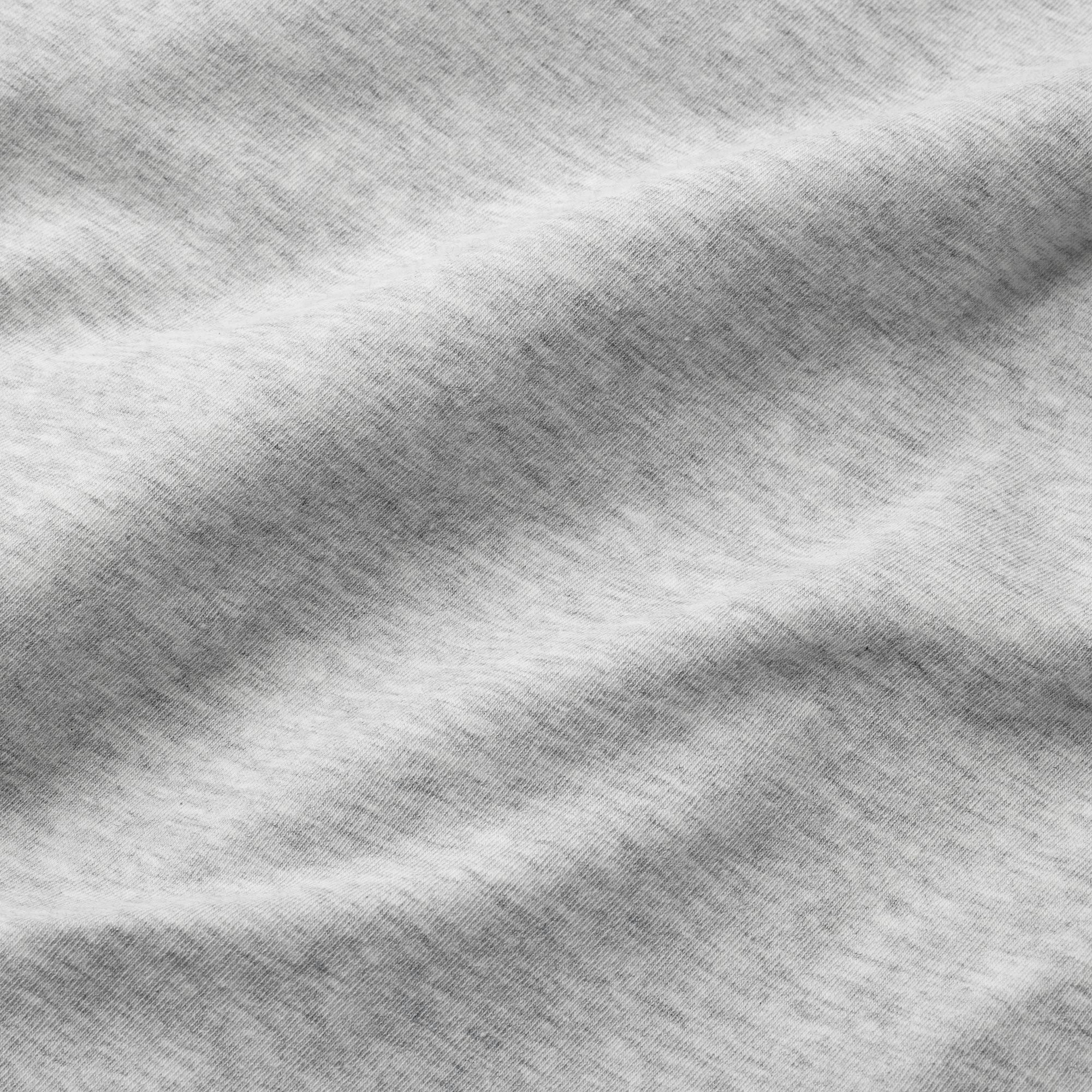 COTTON JERSEY SCOOP NECK T-SHIRT | LIGHT HEATHER GREY ADDITIONAL FABRIC DETAILS | about this fabric