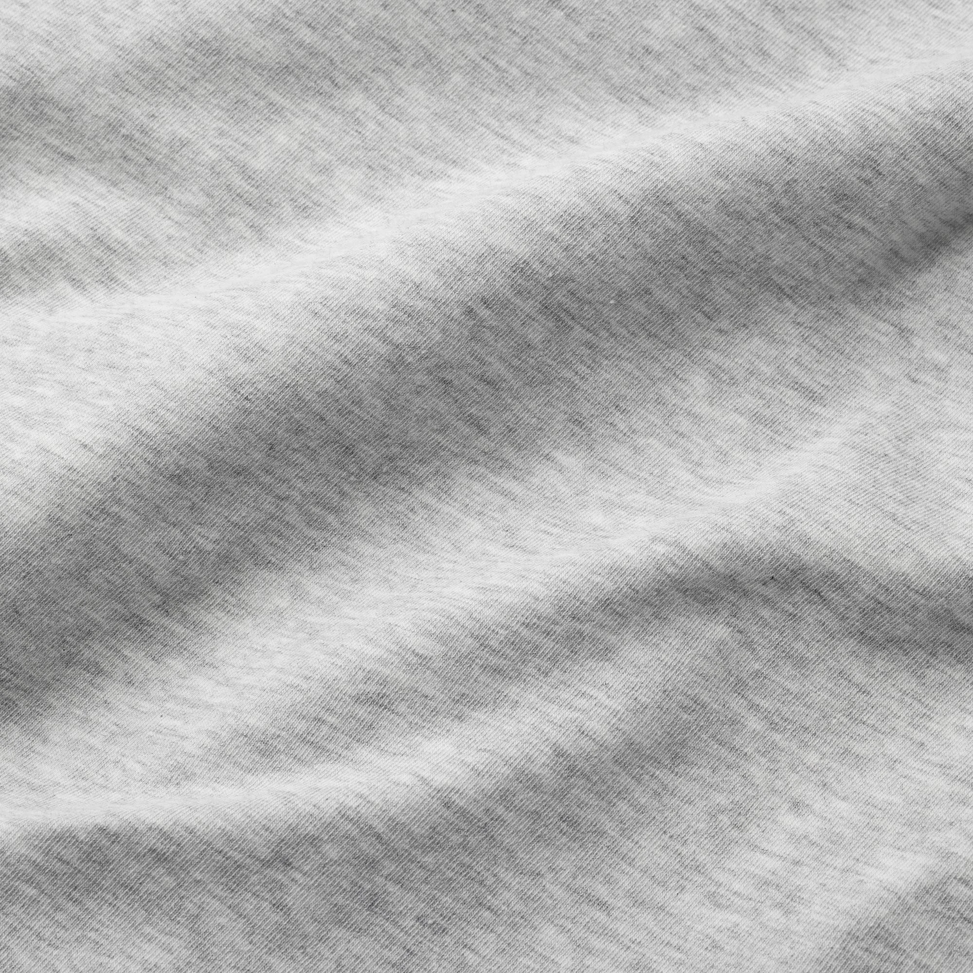 COTTON JERSEY SCOOP NECK T-SHIRT | LIGHT HEATHER GREY ADDITIONAL FABRIC DETAILS | about this fabric