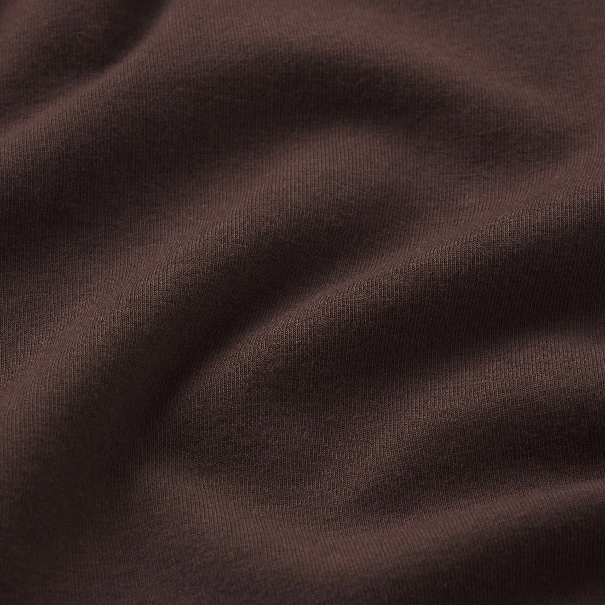 COTTON JERSEY STRAIGHT LEG PANT | ESPRESSO & LAYS FLAT ON A WHITE BACKGROUND | FLT