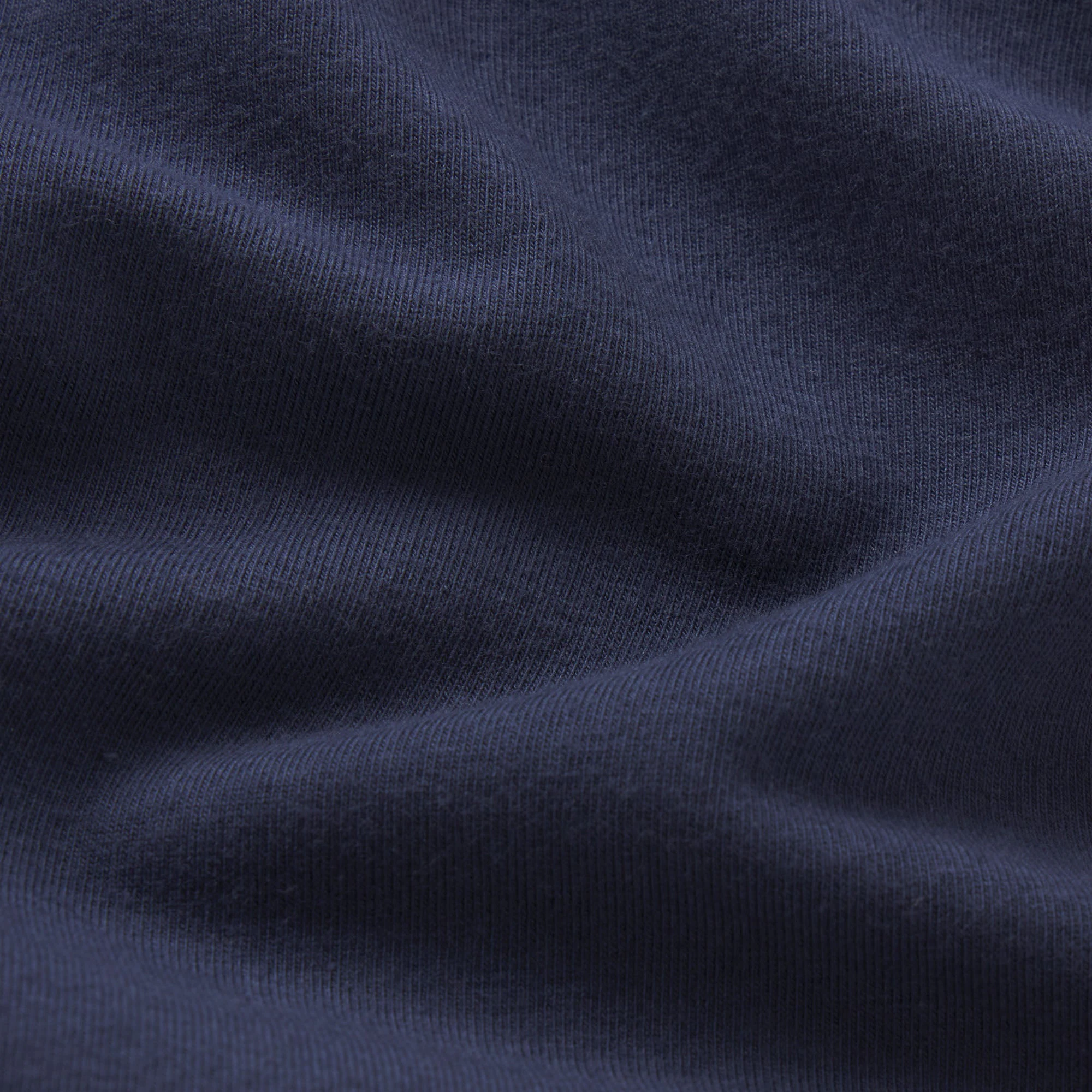 COTTON JERSEY MINI DRESS | NAVY & LAYS FLAT ON A WHITE BACKGROUND | FLT