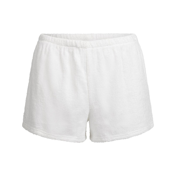 TERRY COVER UPS BEACH SHORT | SNOW FLAT ON A WHITE BACKGROUND | FLT