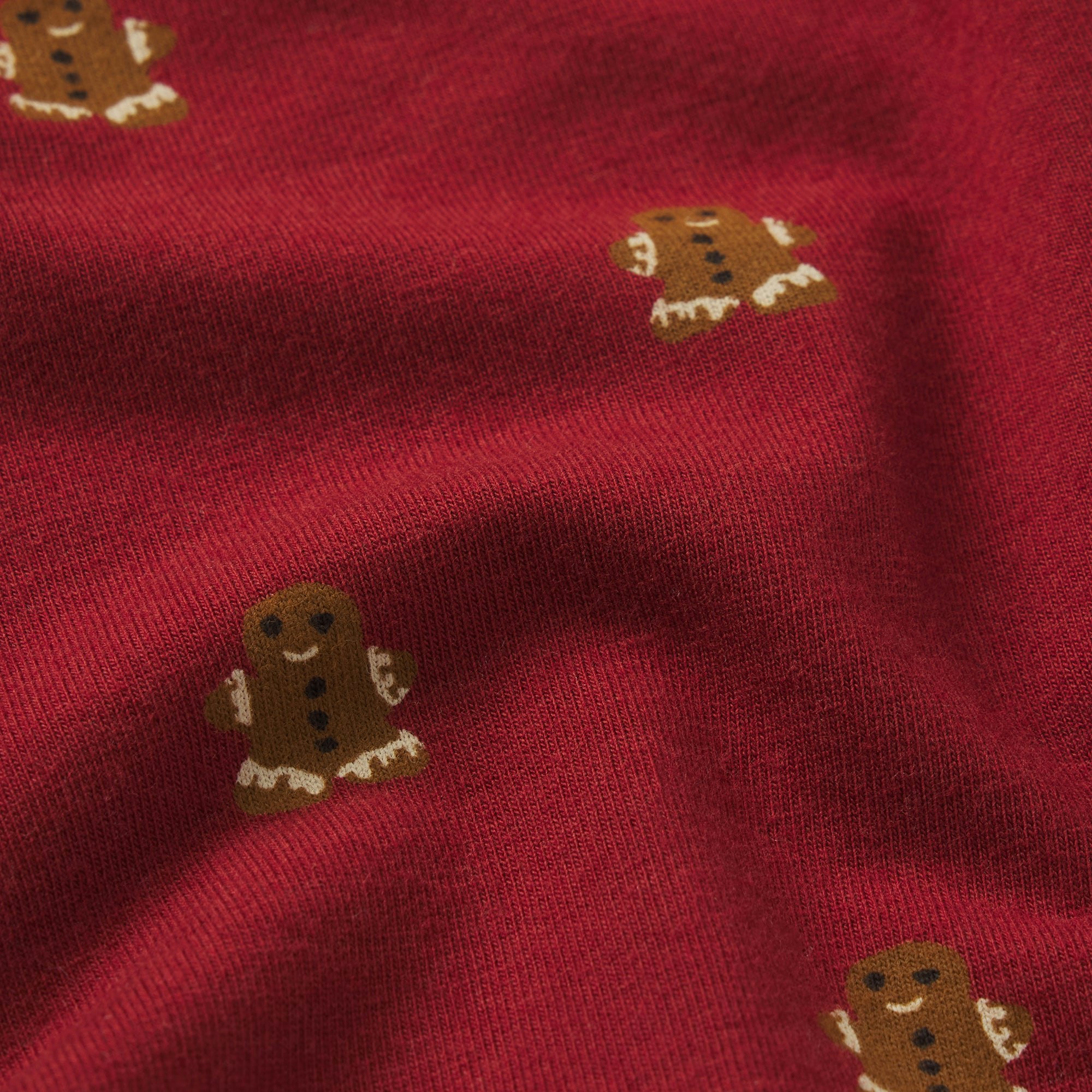 CACTUS PLANT FLEA MARKET X SKIMS BOYFRIEND LONG SLEEVE SET | MARBLE GINGERBREAD PRINT ADDITIONAL FABRIC DETAILS | about this fabric