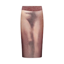 MESH COVER-UPS MIDI SKIRT