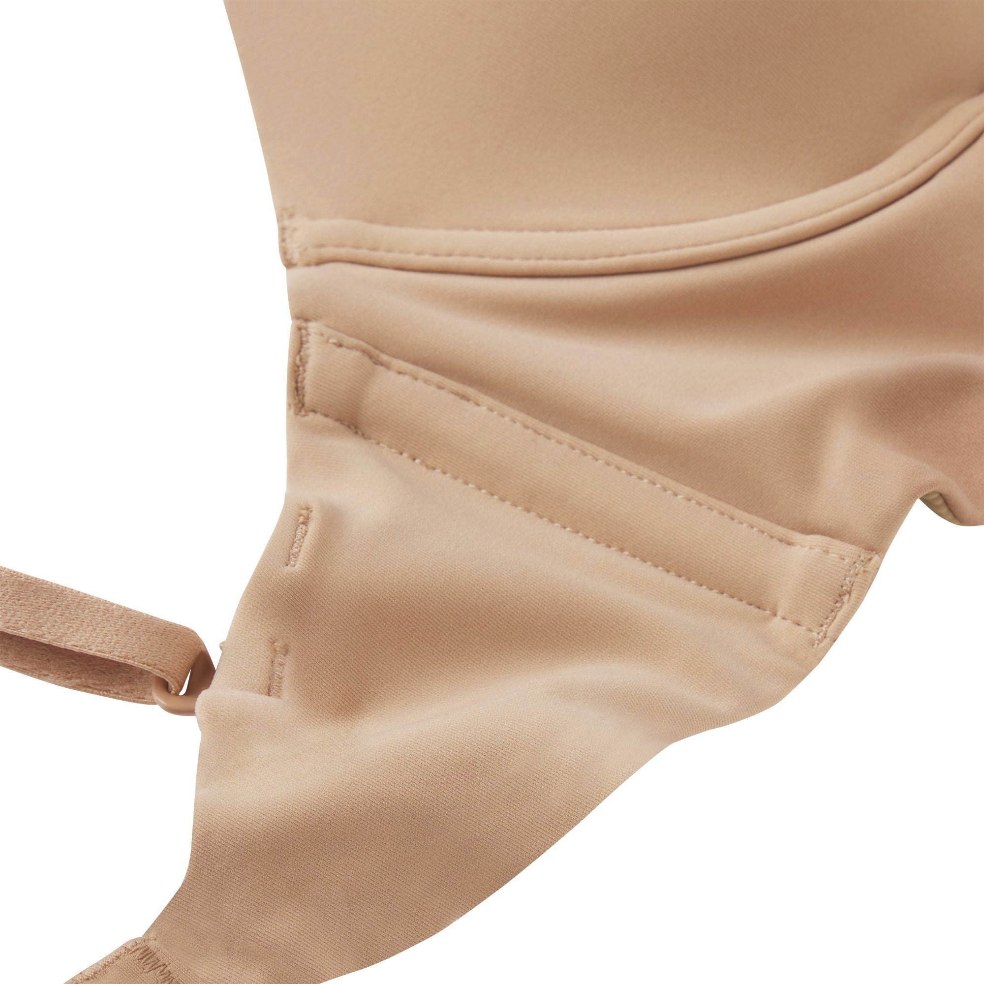 FITS EVERYBODY LOW BACK LONGLINE BRA | CLAY ADDITIONAL FABRIC DETAILS