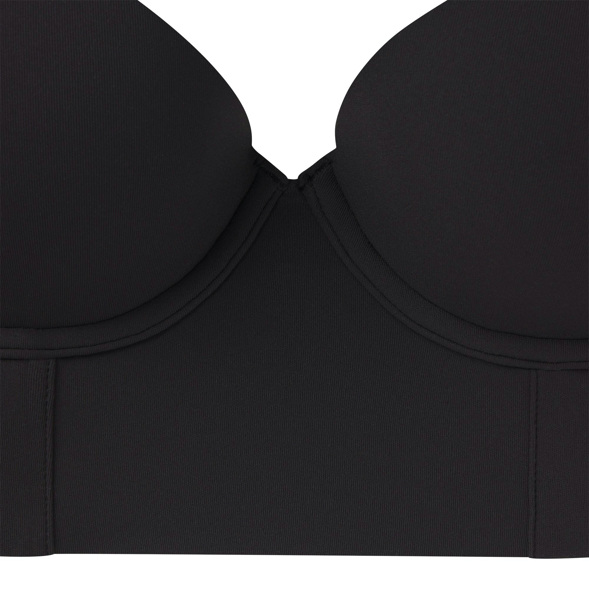 FITS EVERYBODY LOW BACK LONGLINE BRA | ONYX ADDITIONAL FABRIC DETAILS