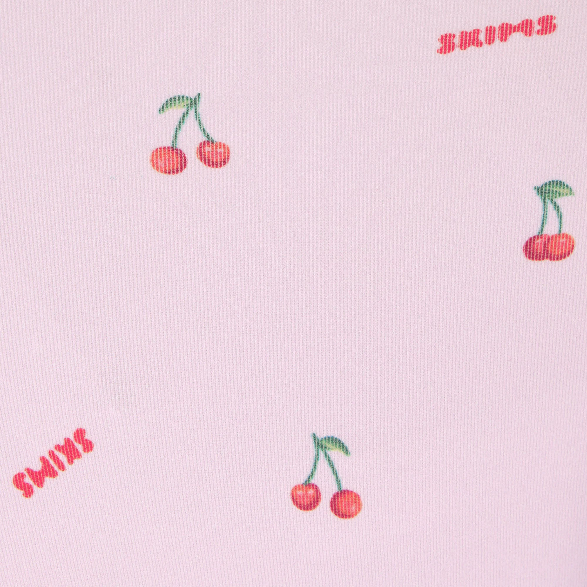 FITS EVERYBODY LACE SCOOP BRALETTE 2-PACK | FLAMINGO AND CHERRY PRINT ADDITIONAL FABRIC DETAILS | about this fabric